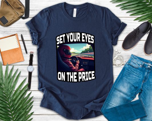 Helmet Visor POV Tee, Racing Fan Graphic Shirt, Driver Perspective Tee, Speed Junkie Style, Motorsport Gift