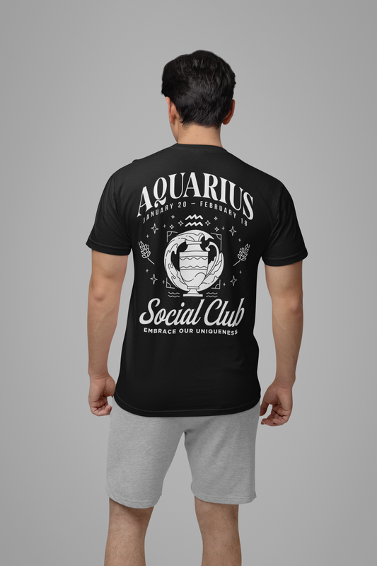 Aquarius Social Club T-Shirt – Embrace Our Uniqueness