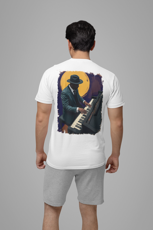 Grand Piano Keys of the Heart T-Shirt – Musician Artistic Graphic