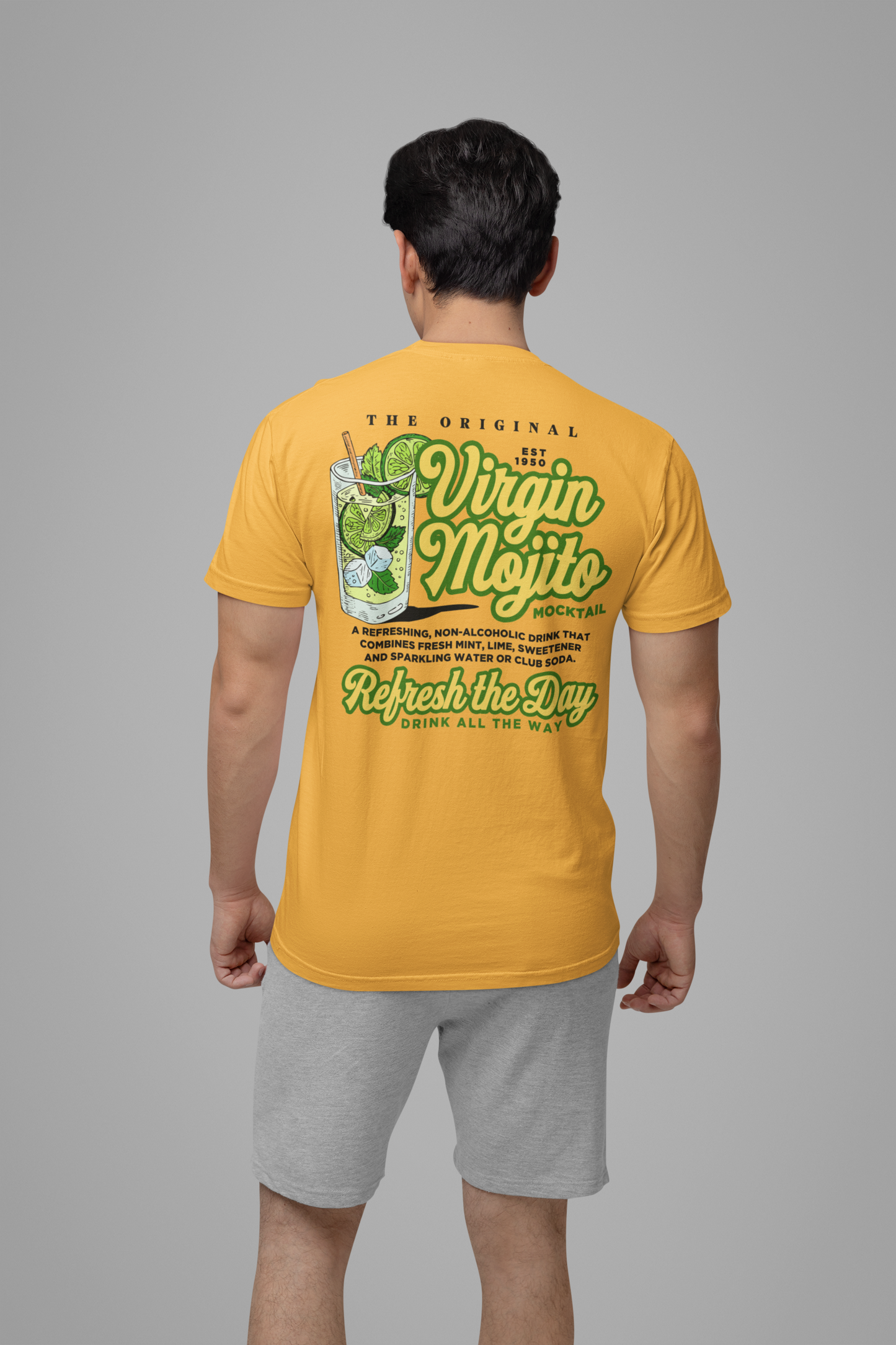 Refreshing Virgin Mojito Mocktail T-Shirt – Lime, Mint & Good Vibes