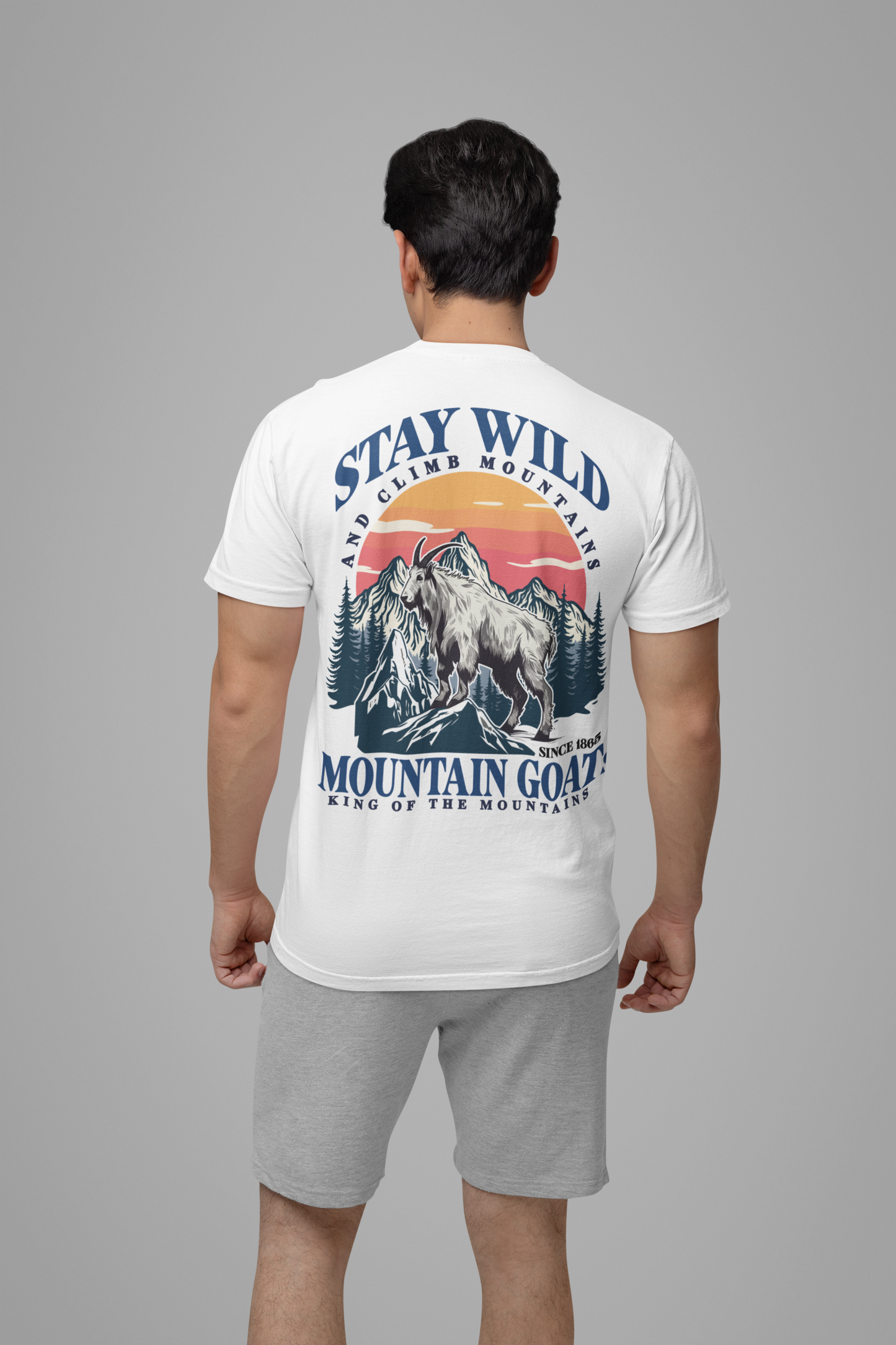 Goat Stay Wild and Climb Mountains T-Shirt