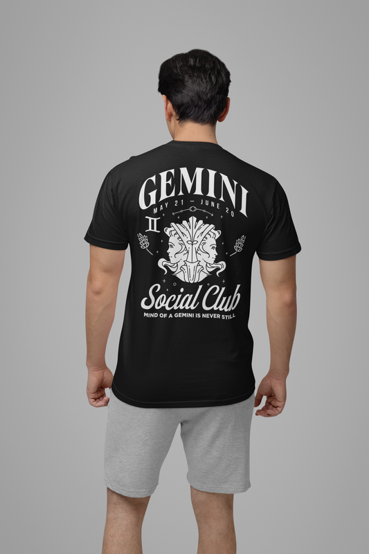 Gemini Social Club T-Shirt – Mind of the Gemini Is Never Still