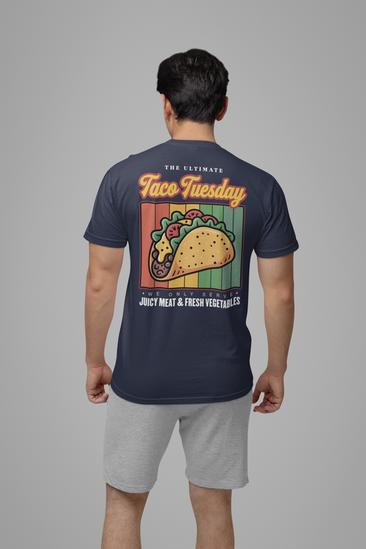 The Ultimate Taco Tuesday Tshirt – Juicy Meat & Fresh Vegetables