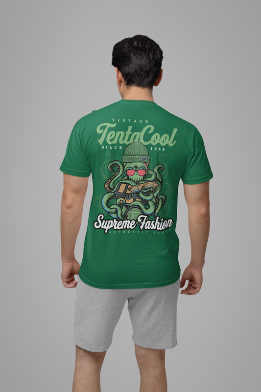 Vintage Tentacool T-Shirt – Cool Octopus with Treasure Chest Graphic
