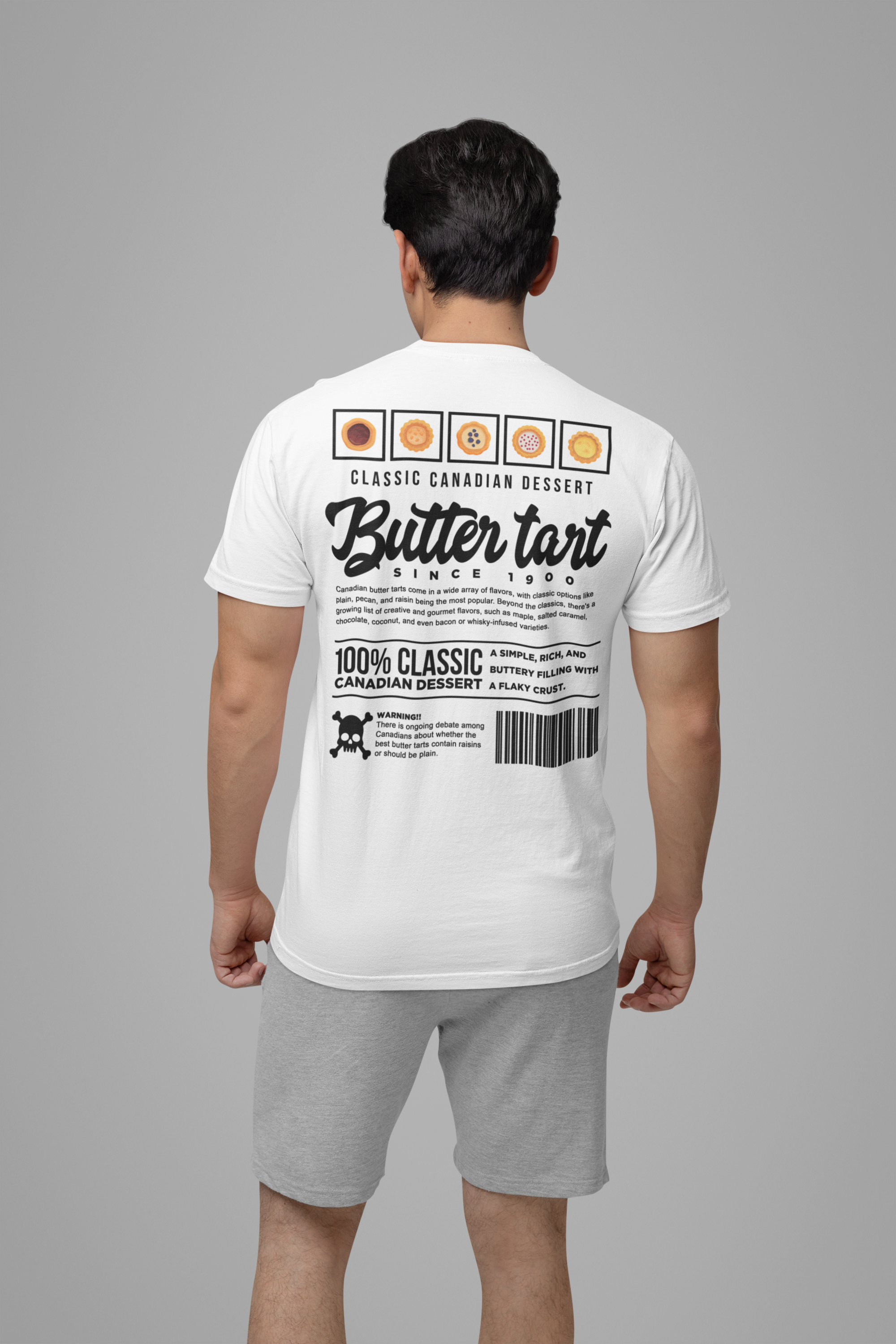 Classic Canadian Dessert Butter Tart T-Shirt – Featuring Traditional Ingredients & Origin Story