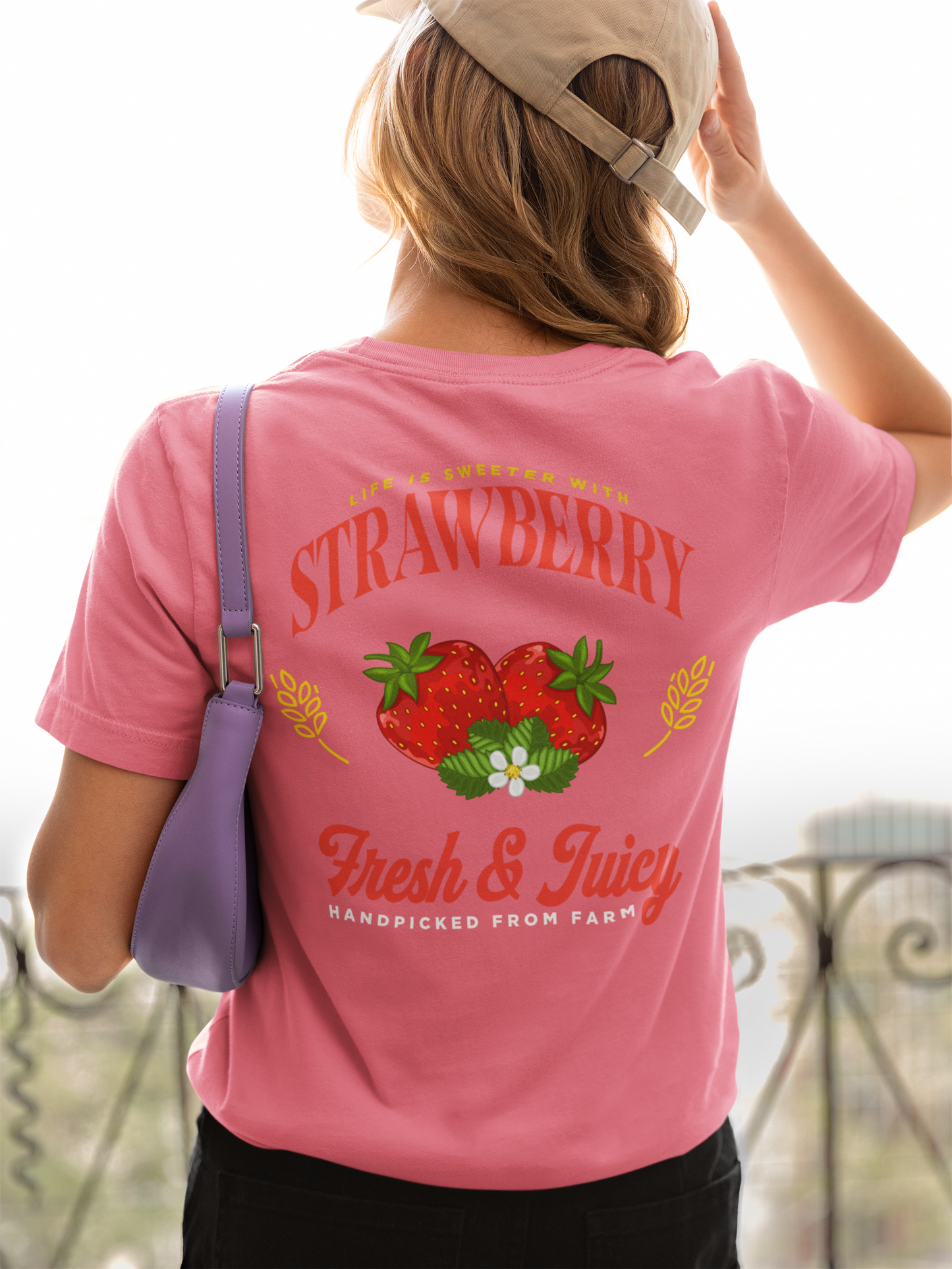 Life is Sweeter with STRAWBERRY Tshirt – Fresh & Juicy