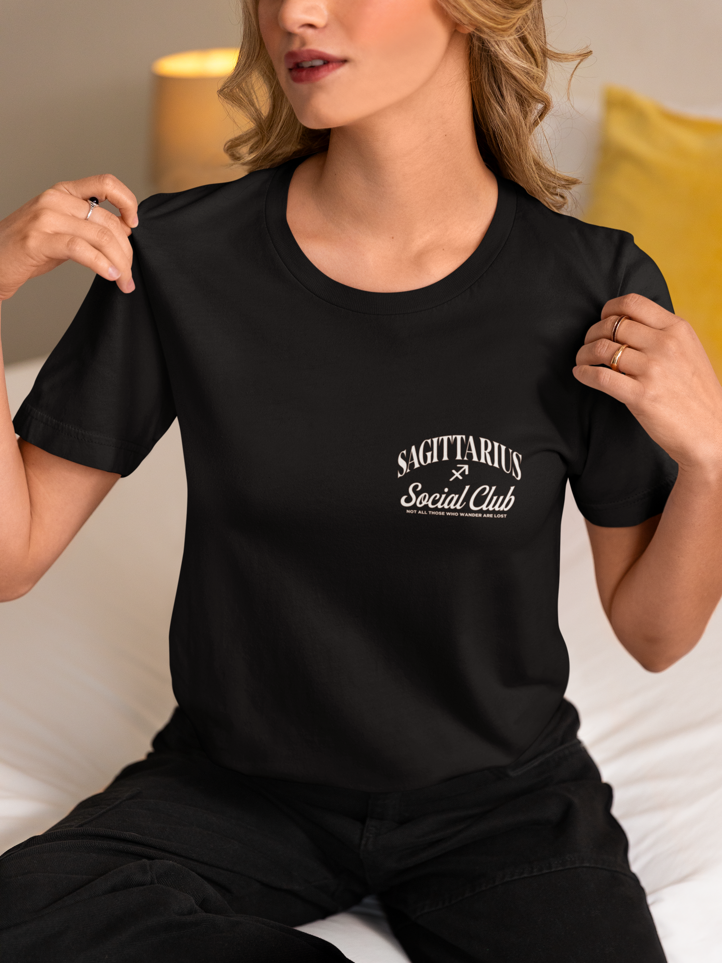 Sagittarius Social Club T-Shirt – Not All Those Who Wander Are Lost