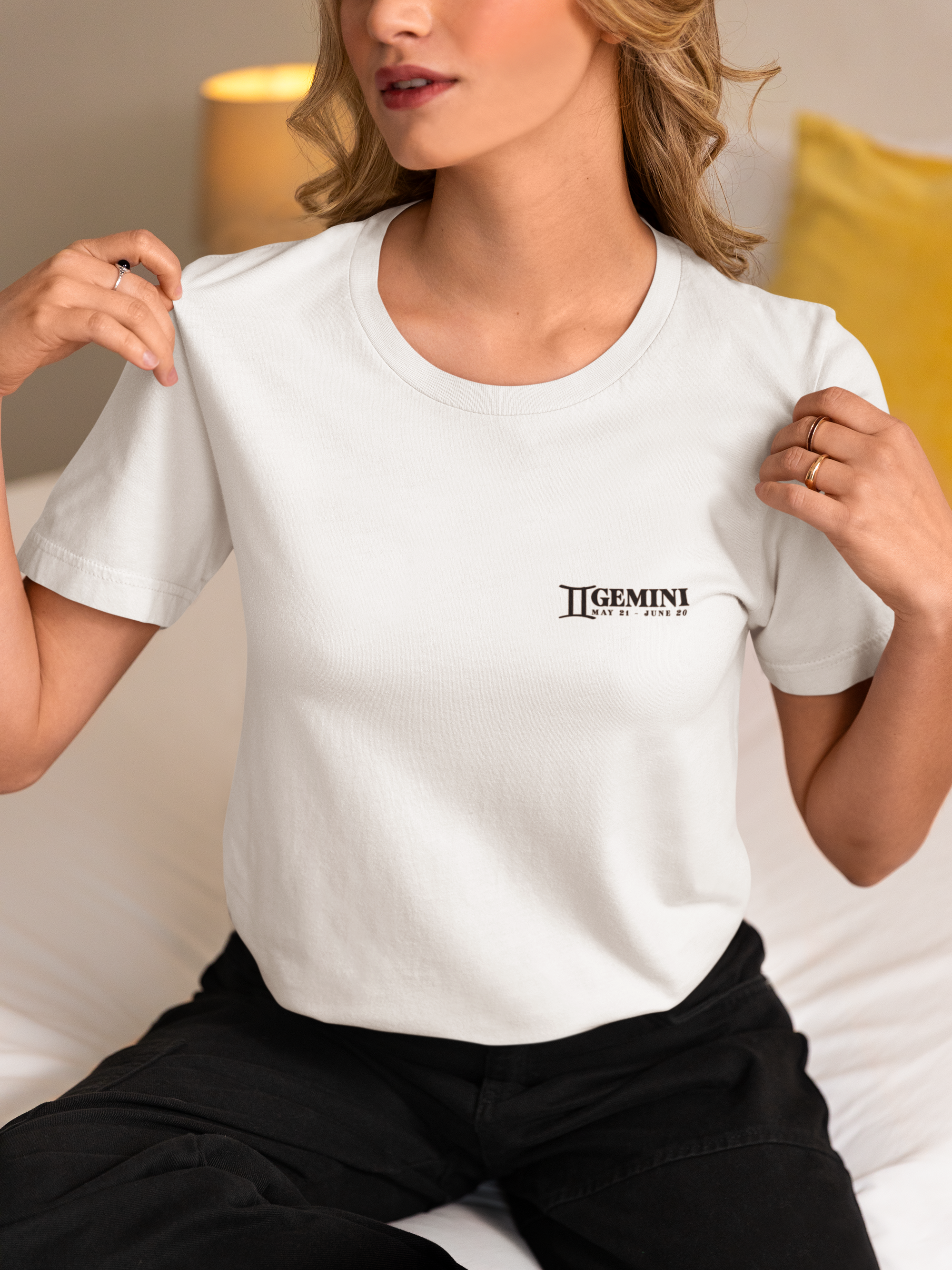 Gemini Zodiac T-Shirt – Clever and Curious Air Sign Graphic