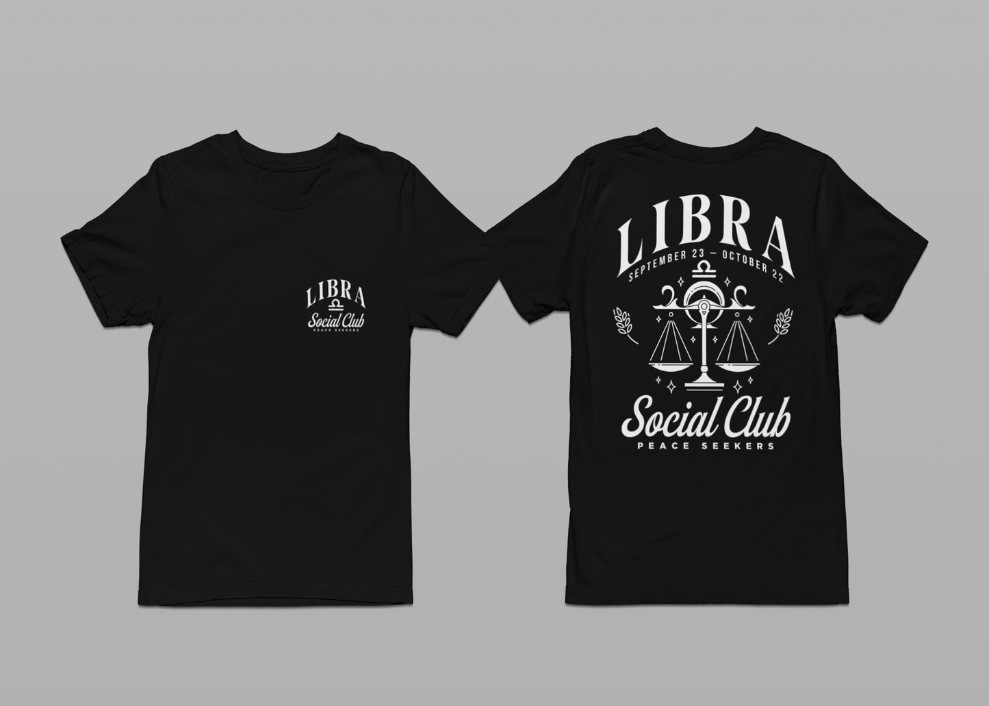 Libra Social Club T-Shirt – Peace Seekers Edition