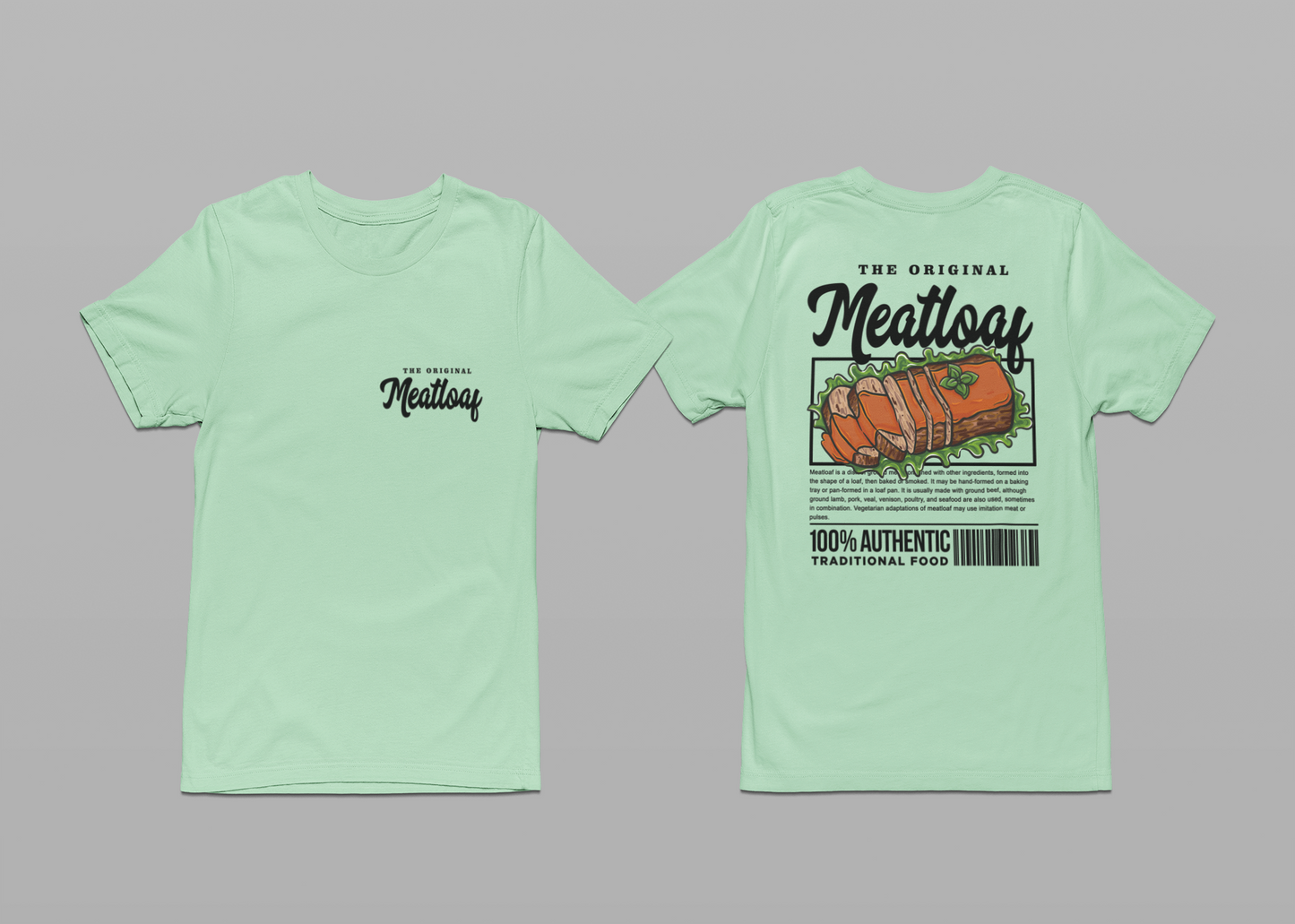 The Original Meatloaf Tshirt – Classic Comfort Food Icon