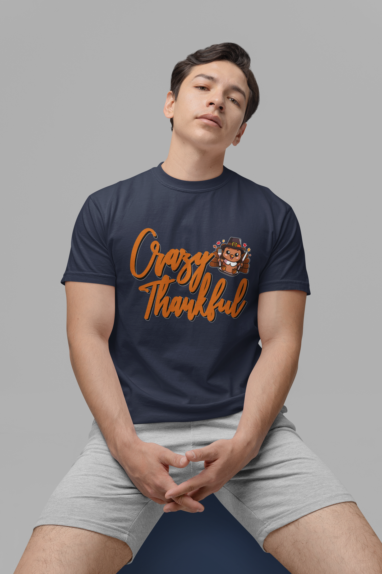Crazy Thankful Baby Turkey T-Shirt