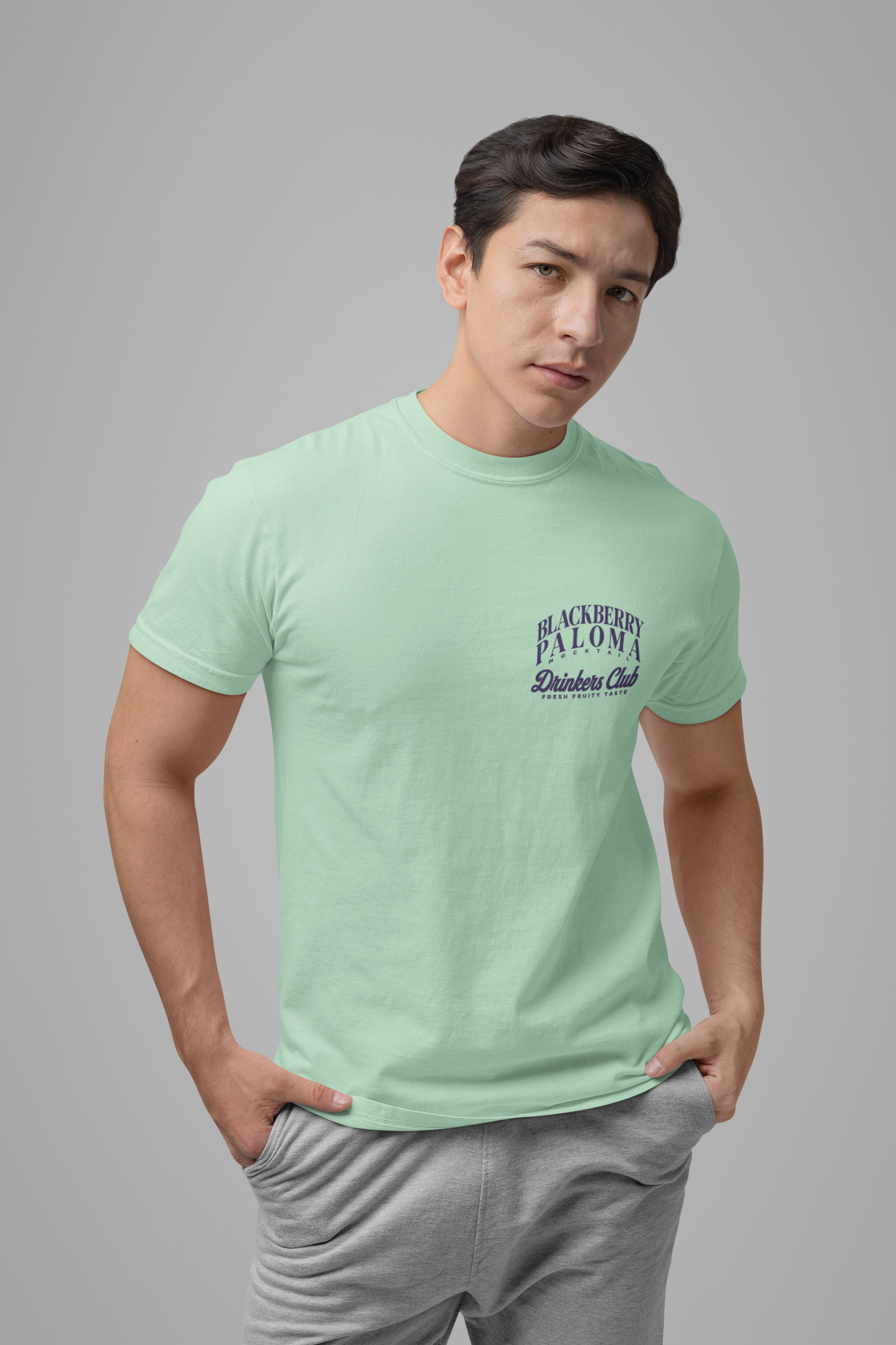 Blackberry Paloma Mocktail Drinkers Club Tshirt – Fresh Fruity Taste