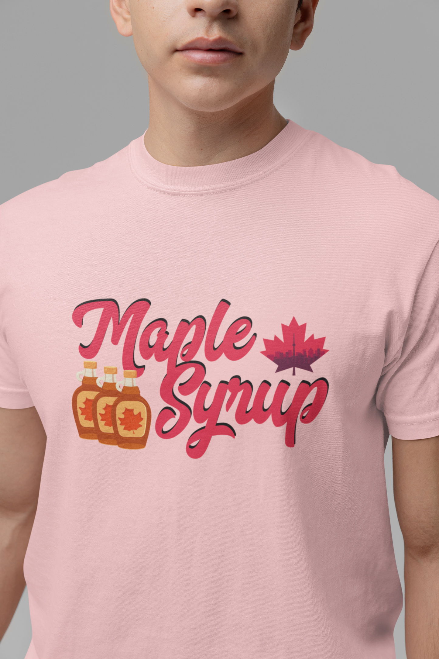 Maple Syrup Breakfast Lovers Tshirt – Waffles, Pancakes & Yogurt