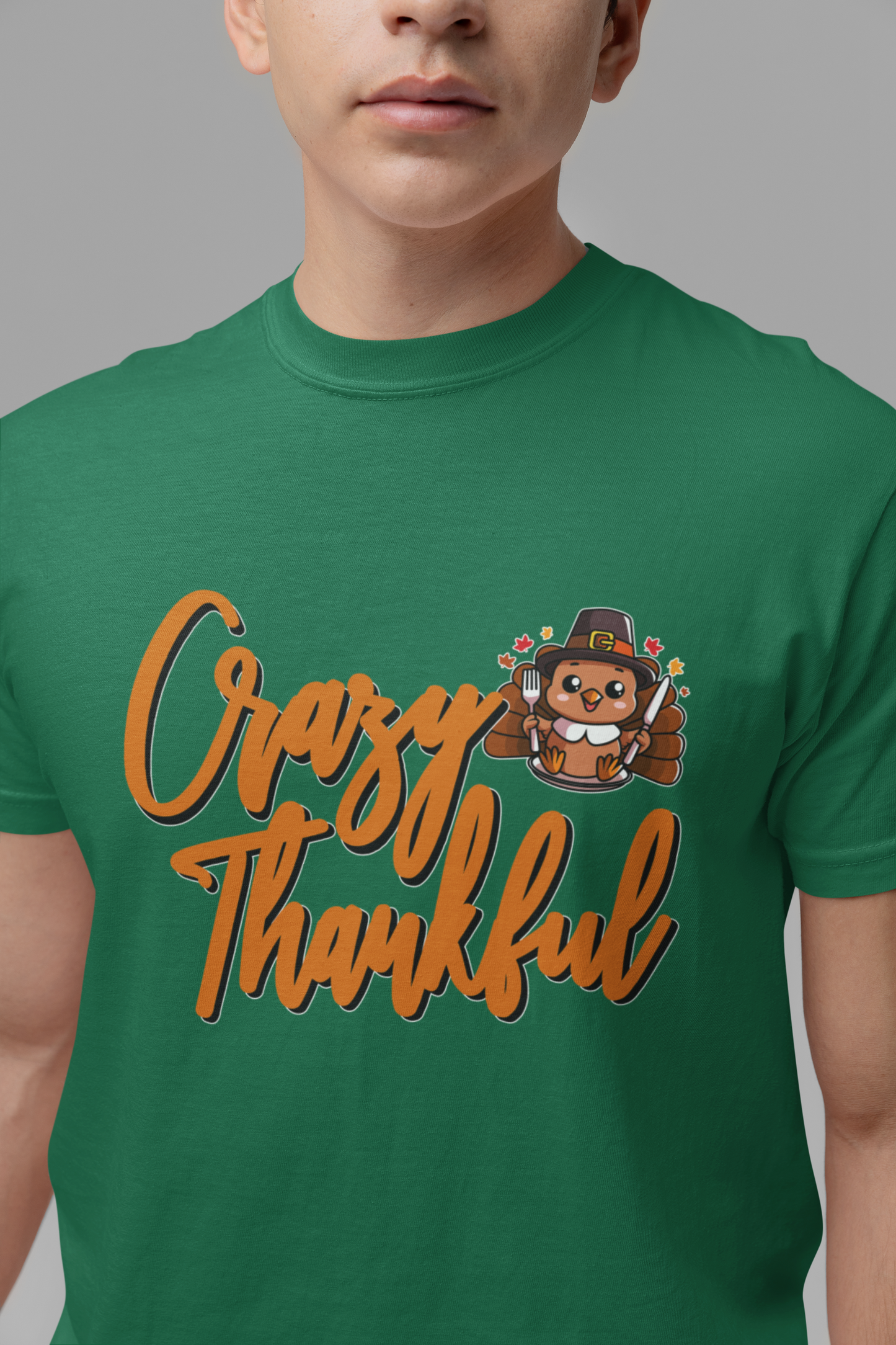 Crazy Thankful Baby Turkey T-Shirt
