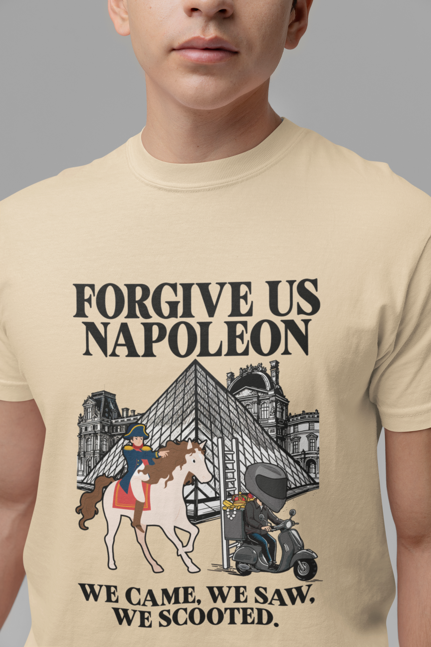 Forgive Us Napoleon – Louvre Museum Heist Tee