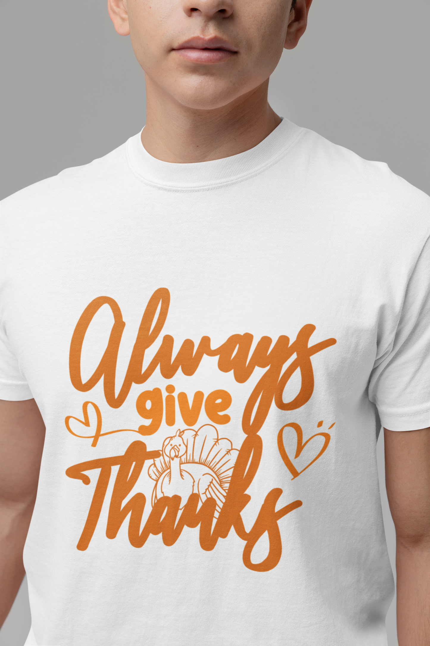 Always Give Thanks Turkey T-Shirt