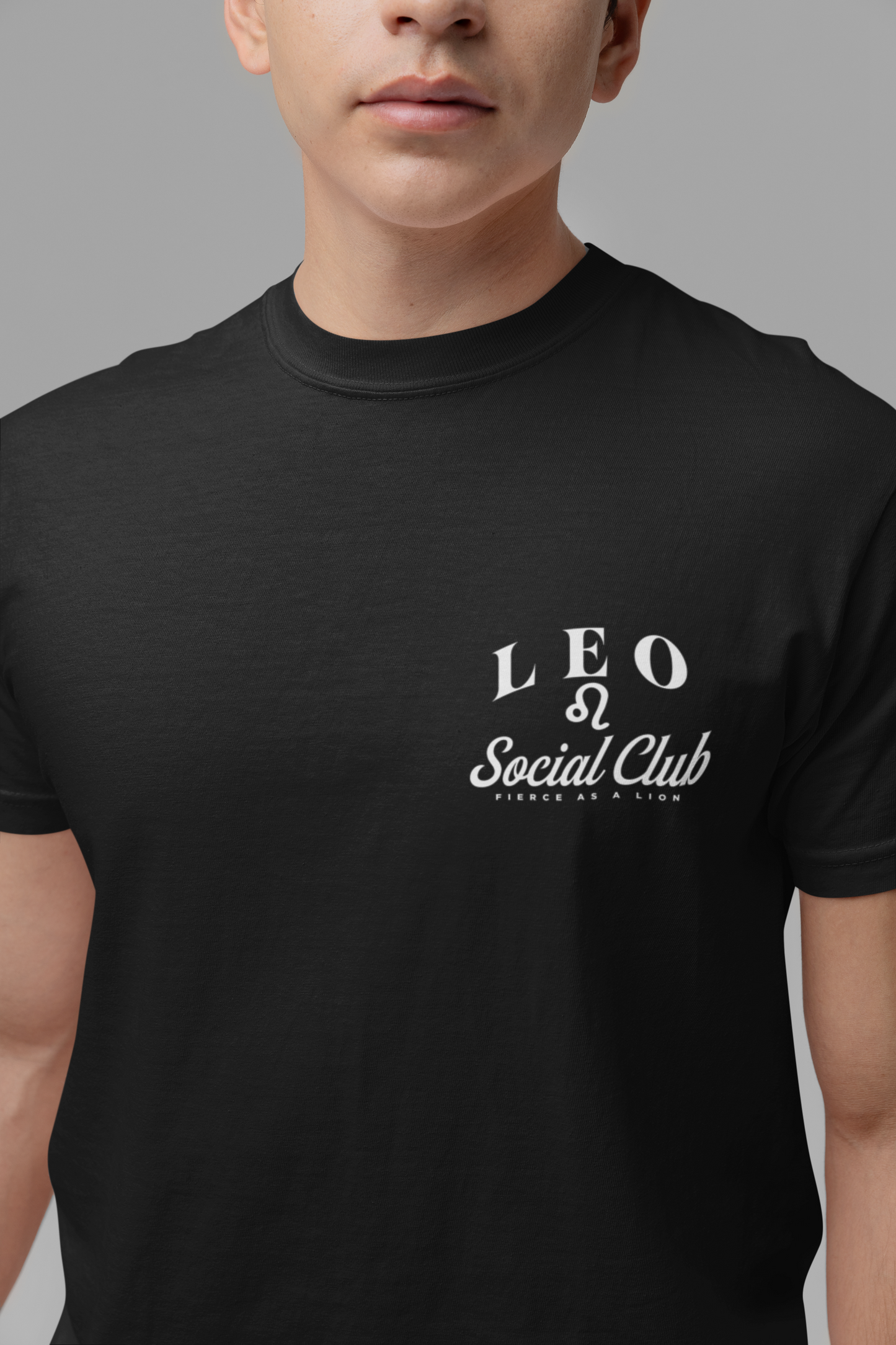 Leo Social Club T-Shirt – Fierce as a Lion
