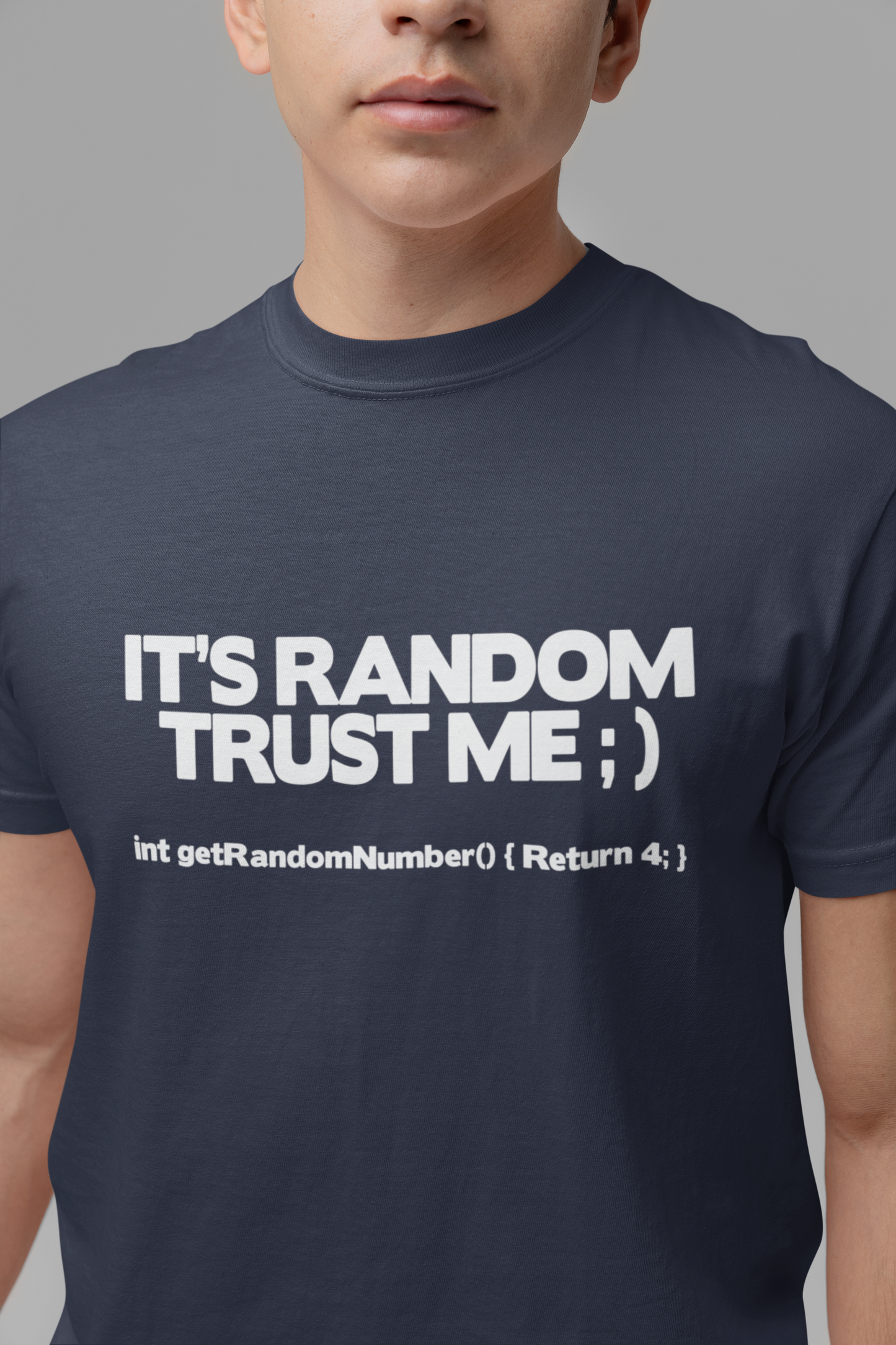 It's RANDOM Trust Me Programmer Humor T-Shirt