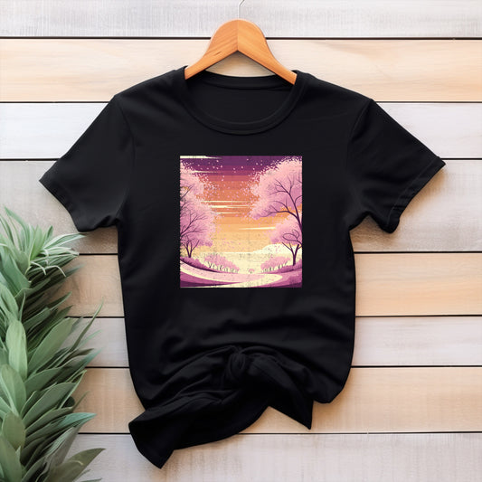 Spring Whispers Pastel Graphic T-Shirt
