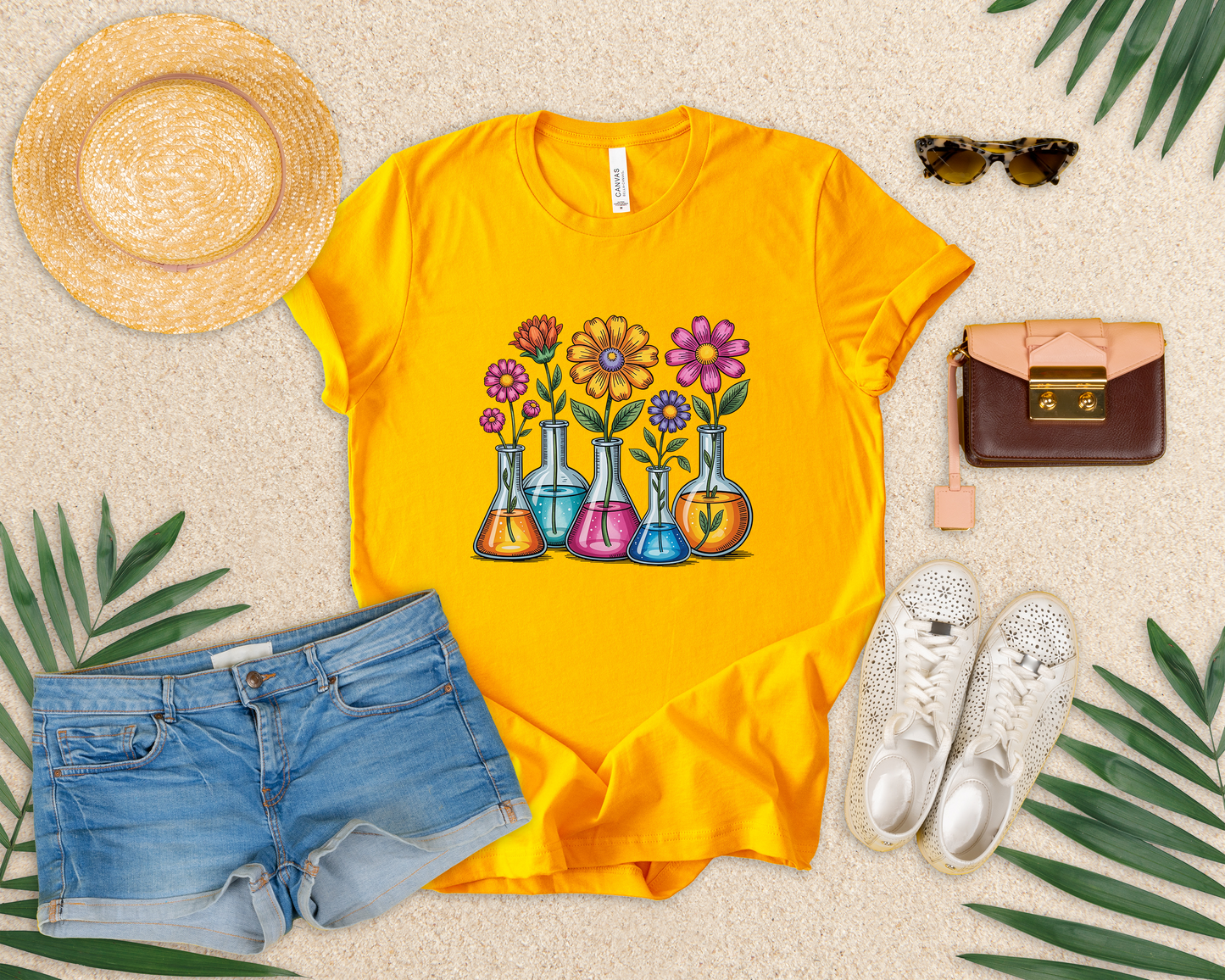 Chemistry Flower Power Shirt – Botanical Science Graphic Tee