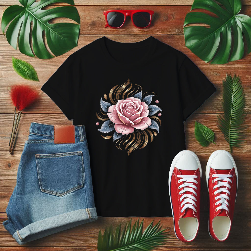 Roses & Rebirth Watercolor T-Shirt