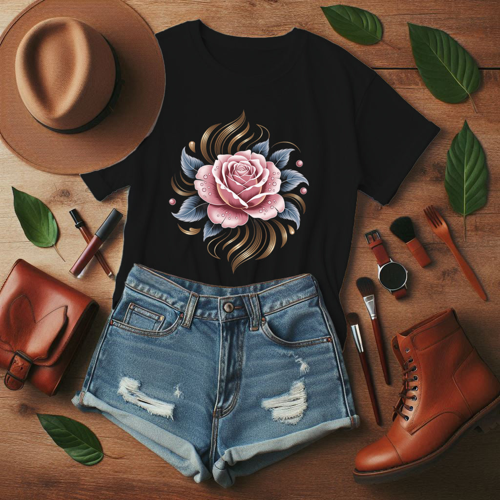 Roses & Rebirth Watercolor T-Shirt