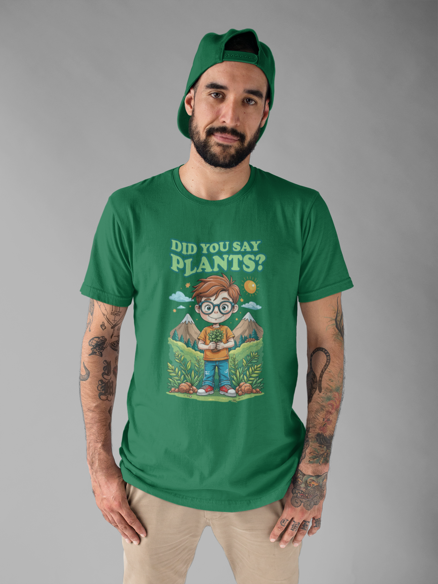 Did You Say Plants? T-Shirt – Cute Nature Lover Kids Graphic Tee