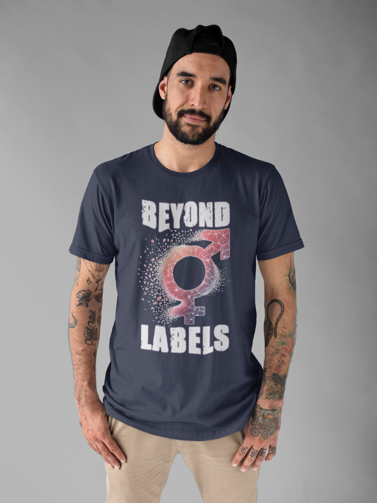 Breaking The Binary Shirt, Pride Beyond Labels Tee, Gender Inclusive T Shirt, LGBTQ Affirmation Apparel, Queer Identity Graphic Top