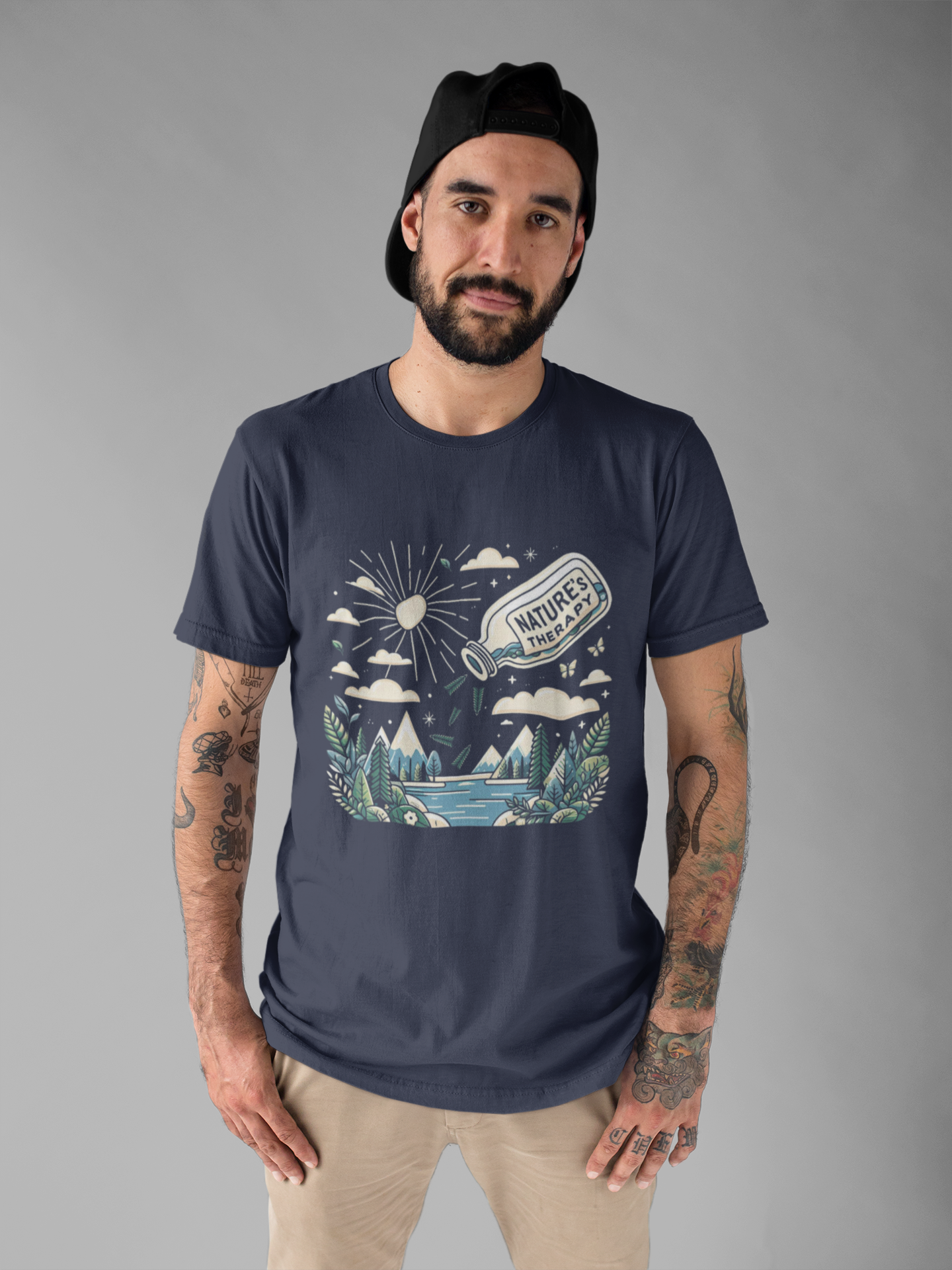Nature’s Therapy | Pouring into Lake Graphic T-Shirt