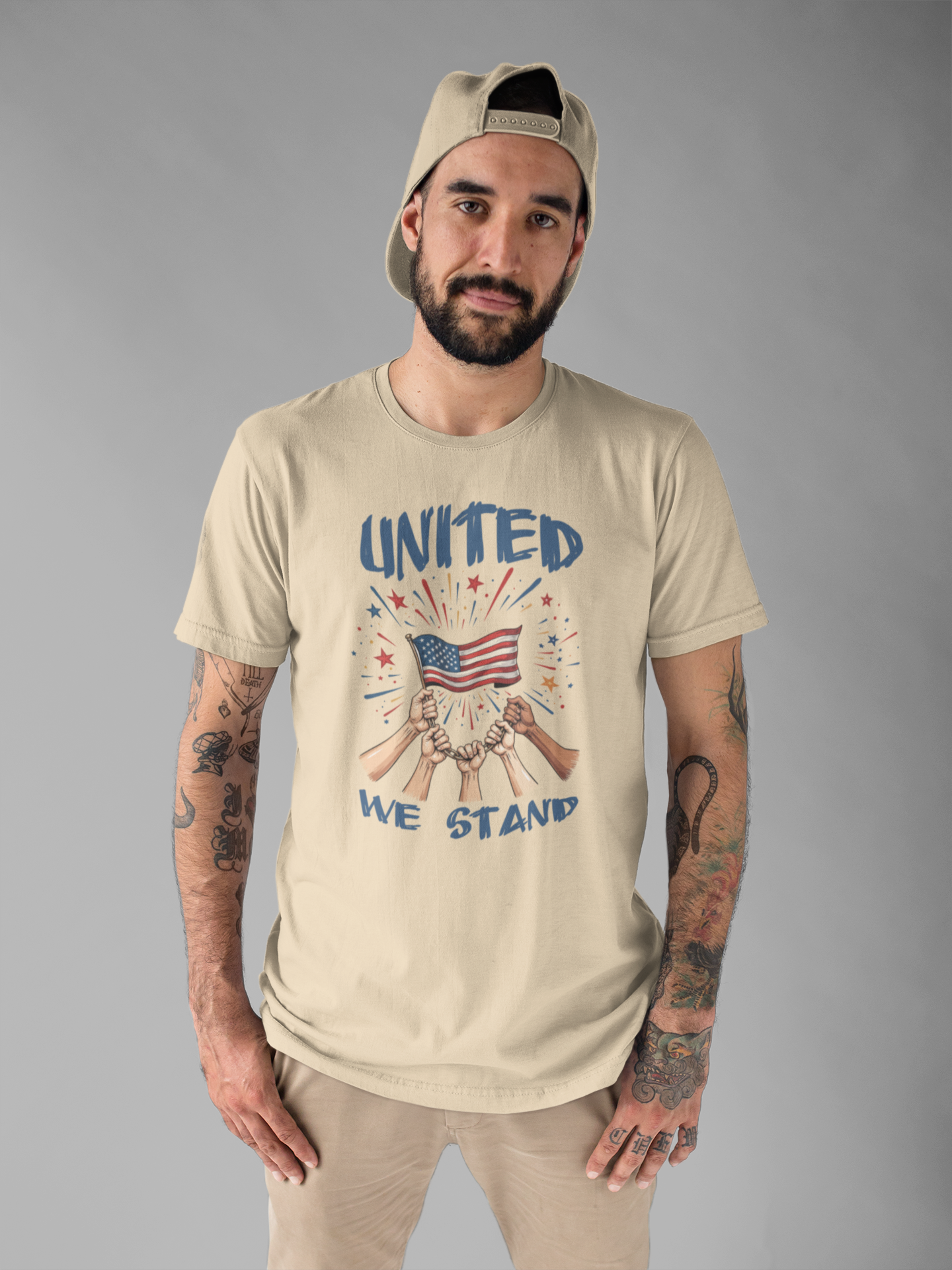 United We Stand Shirt Patriotic Unity Tee for People Who Value Freedom Justice and Standing Together in Strength and Equality