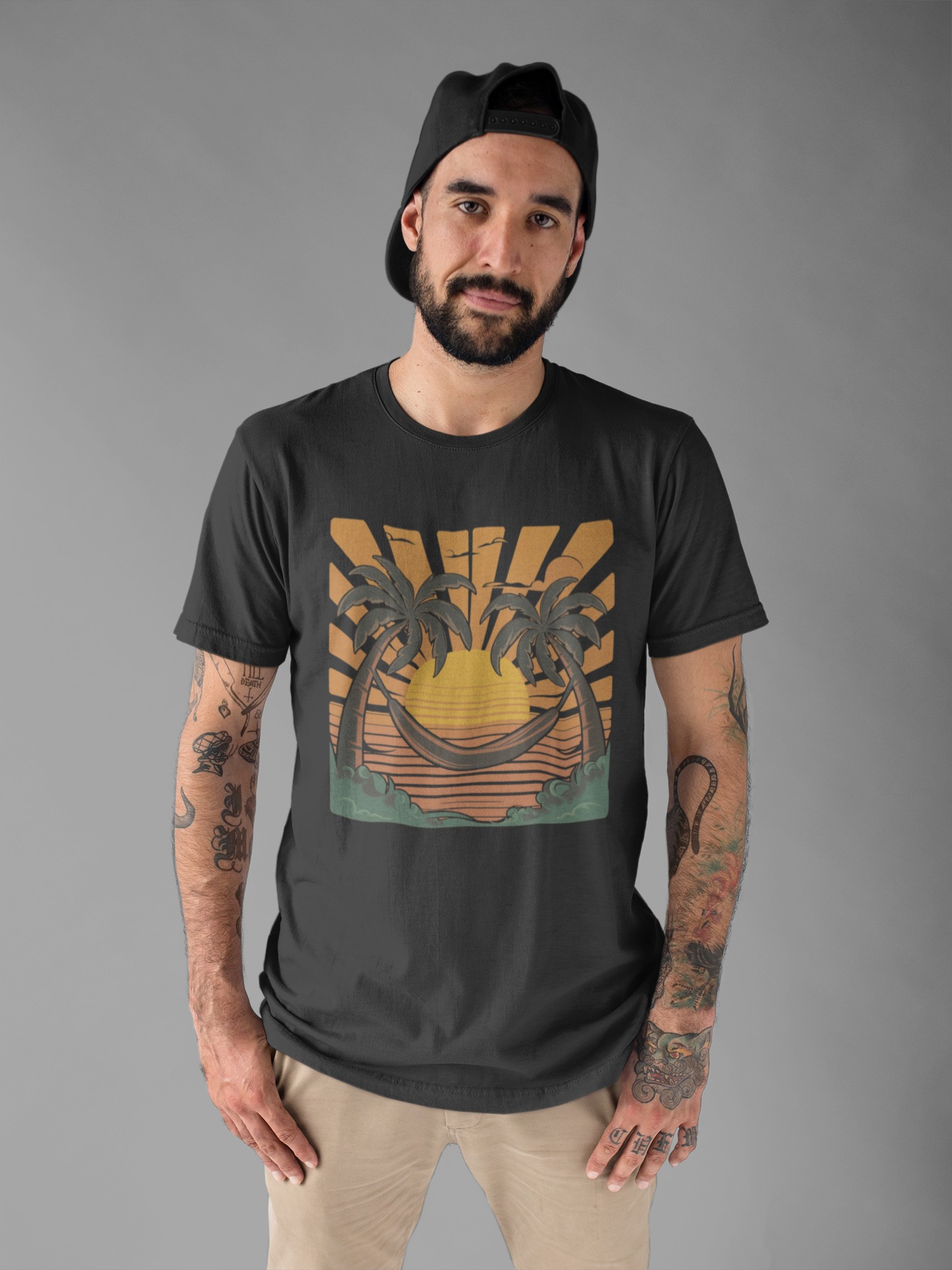 Sunset and Chill Hammock Paradise Sunset T-Shirt