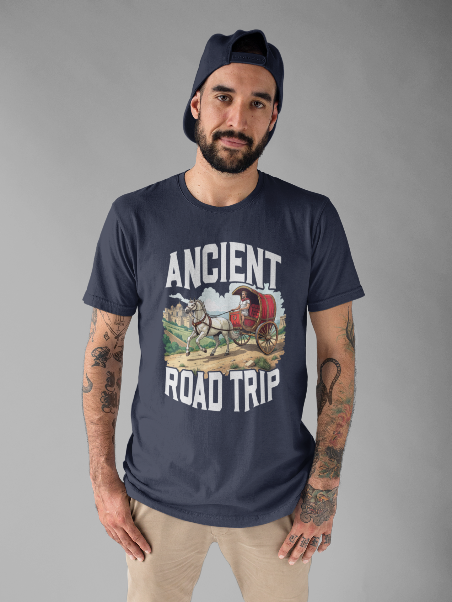 Ancient Road Trip Tee, History Explorer Shirt, Archaeology Adventure Top, Cultural Heritage Graphic, Travel Through Time Gift