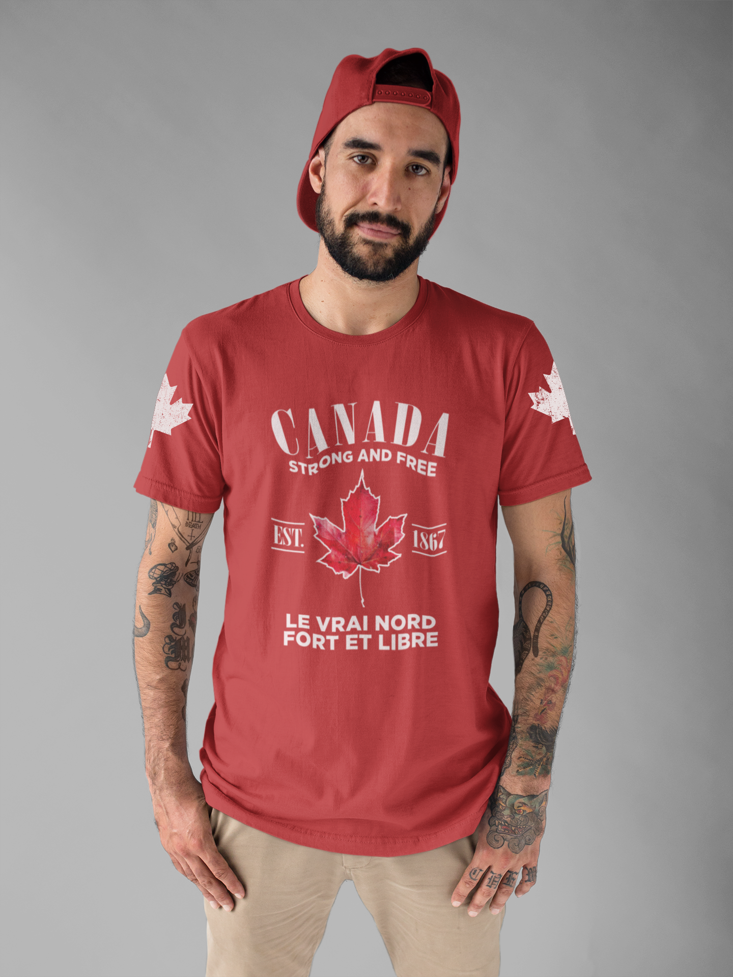 Canada Strong and Free True Maple Heritage T-Shirt