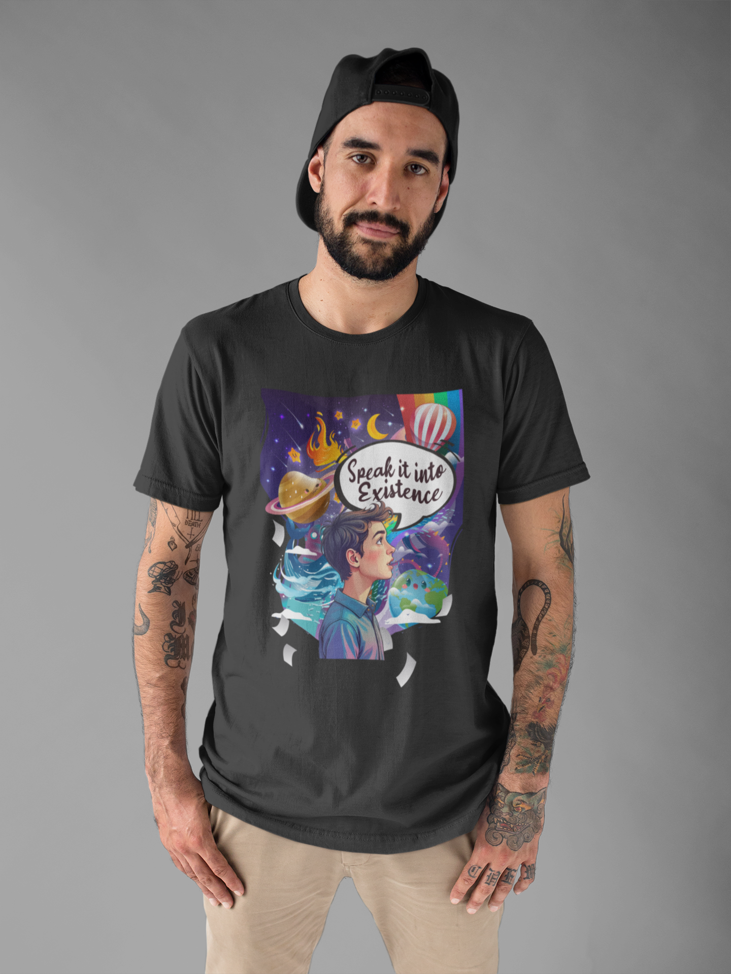 Speak It Into Existence Manifestation Positive Mindset T-Shirt