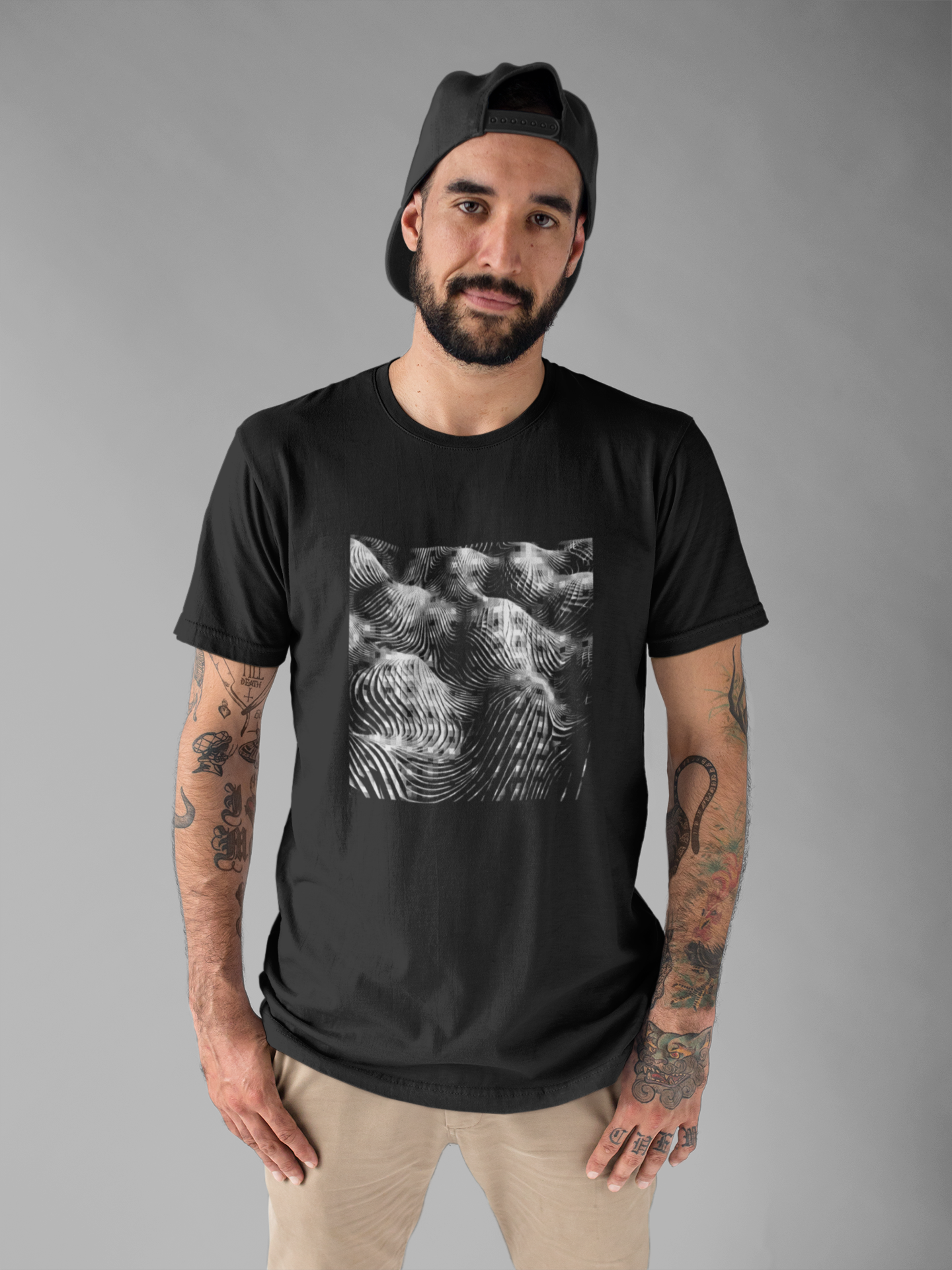 Diamond Tessellation – Grid Pattern Geometric Graphic T-Shirt
