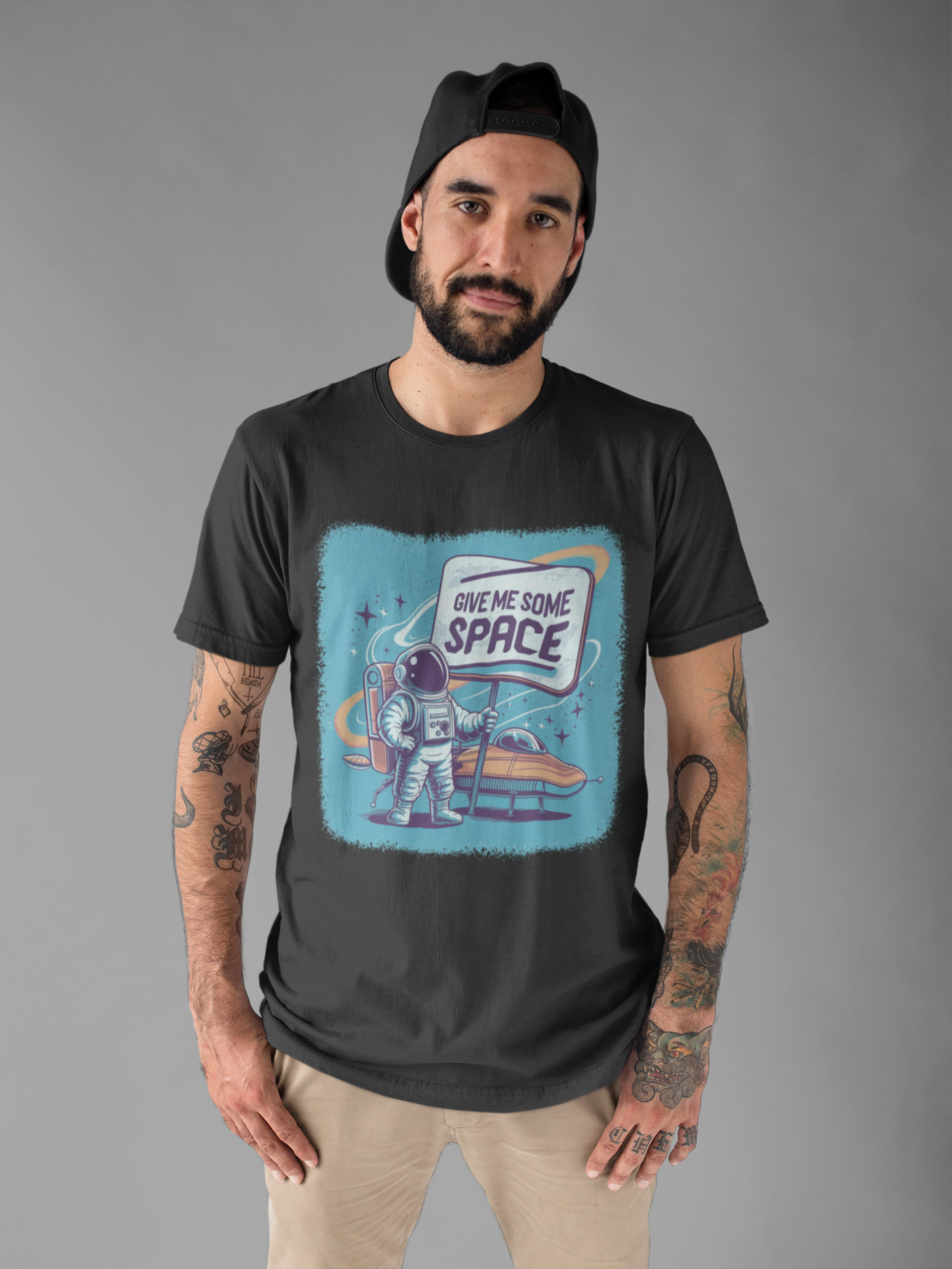 Give Me Some Space Funny Astronaut Sign T-Shirt