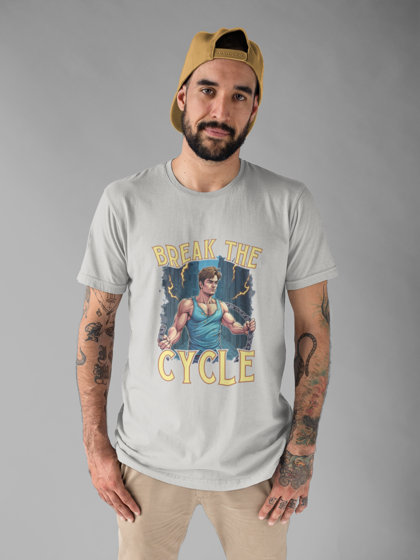 Break the Cycle – Strong Men Unleash your inner strength and determination Graphic T-Shirt