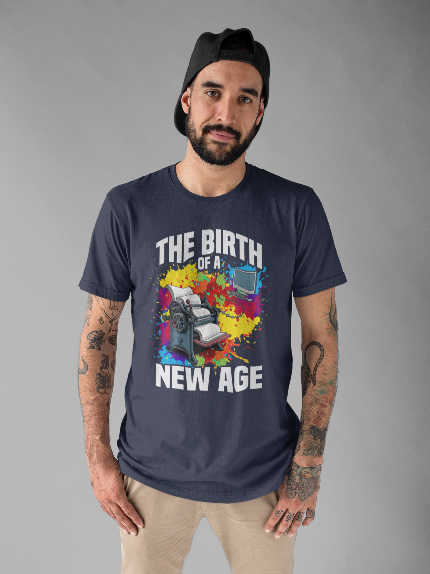 Printing Press Changed Everything Tee, History Milestone Shirt, Literature Revolution Tee, Invention Graphic Top, Educator Gift