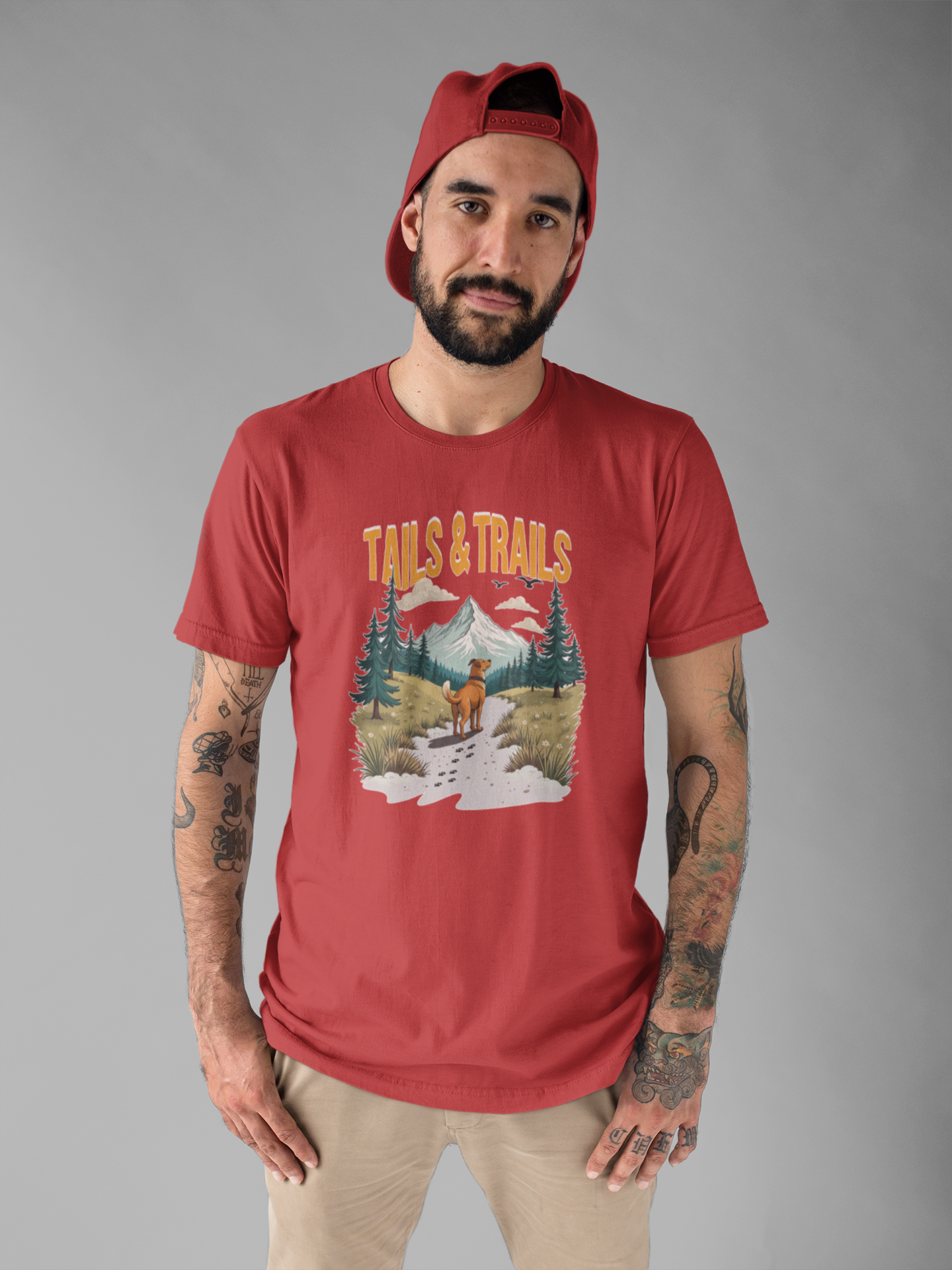 Tails and Trails Shirt Dog Walking Adventure Tee for Pet Parents Who Live for Leashes Parks Muddy Paws and the Great Outdoor Journey