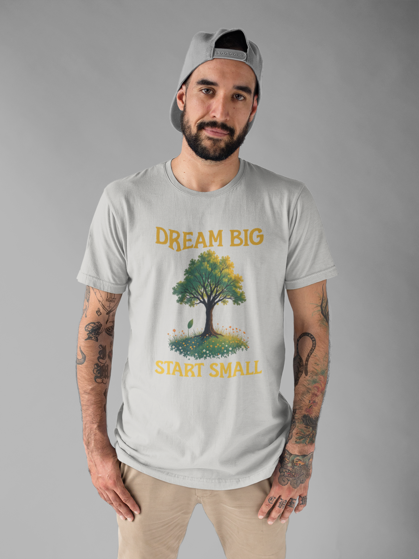 Dream Big Start Small Shirt – Tree and Nature Design