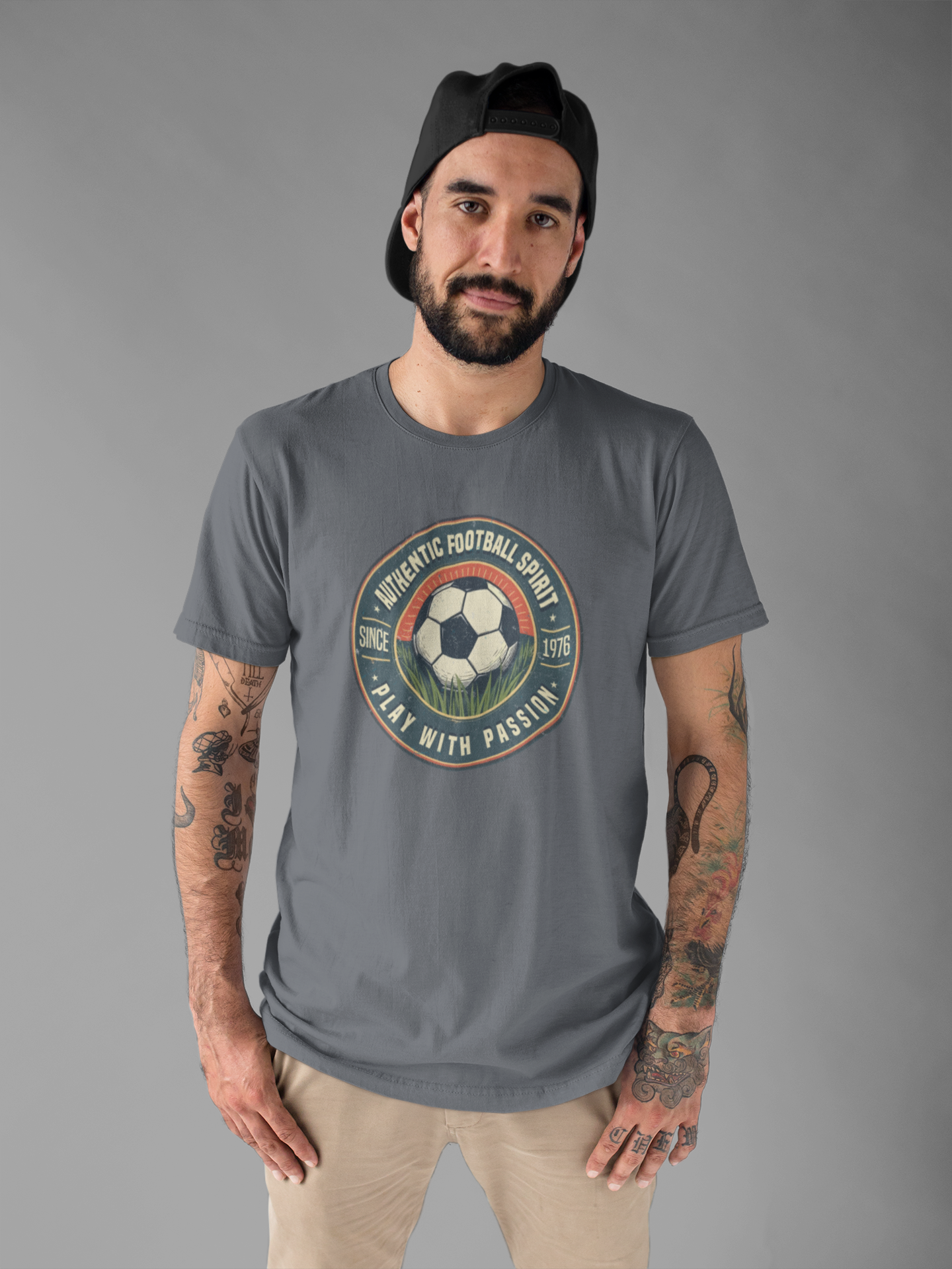 Retro Soccer Badge Tee, Vintage Football Graphic Shirt, Classic Sports Fan Top, Game Day Retro Look, Soccer History Gift Shirt