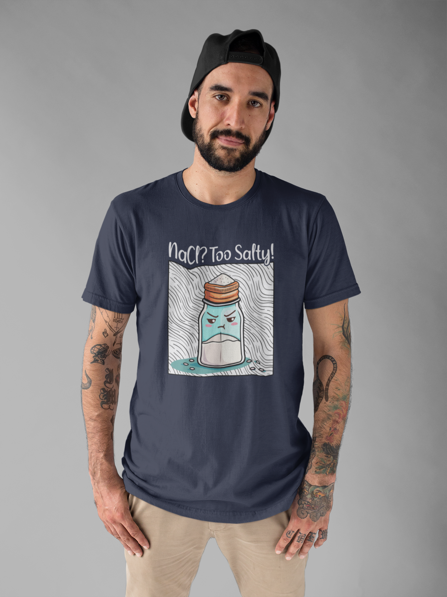 NaCl Too Salty Tee, Chemistry Joke Shirt, Funny Science Pun Top, Periodic Table Humor Tee, Sarcastic Nerd Gift Shirt