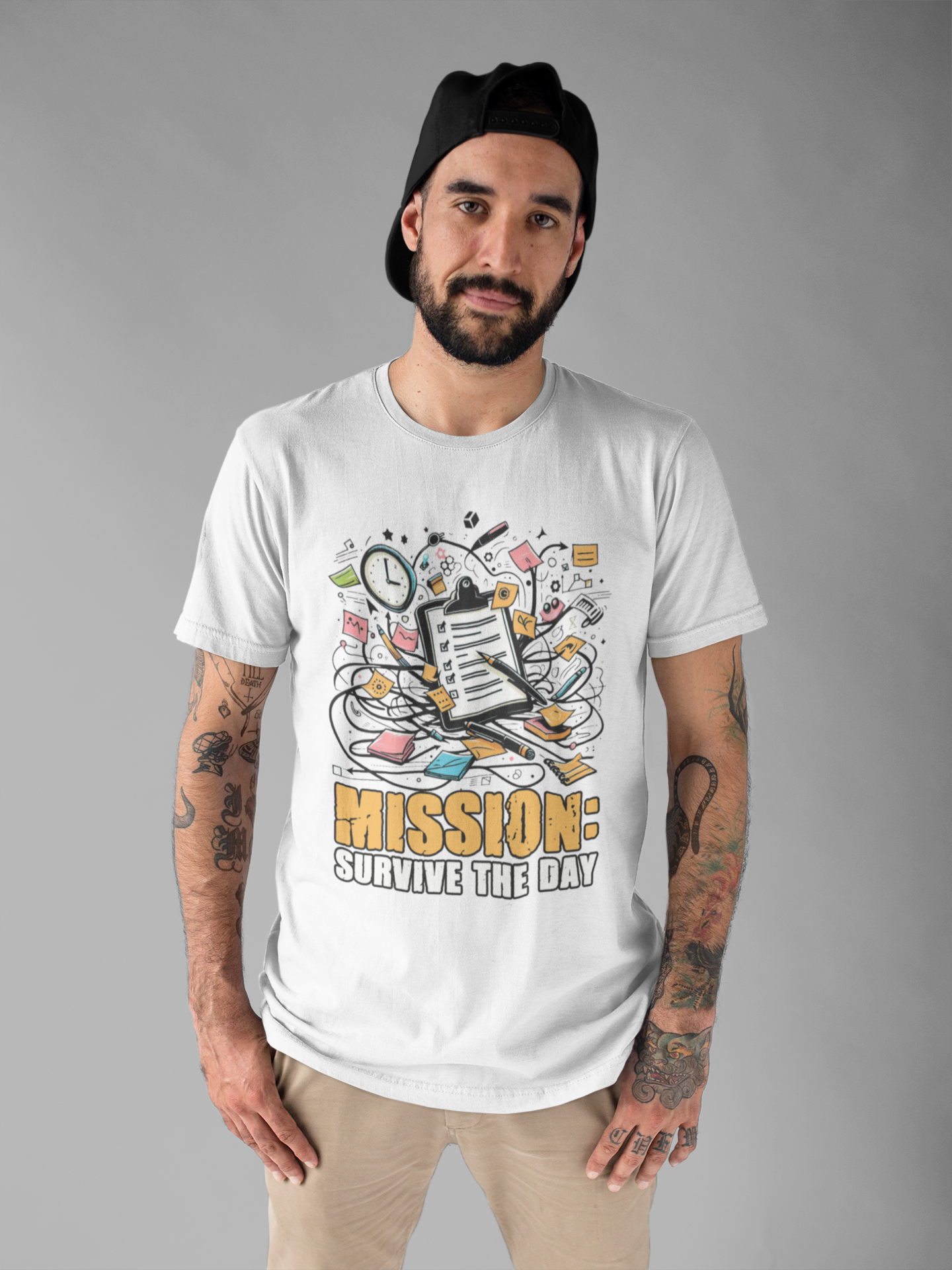 Chaos Coordinator- Mission to Survive | Task List Graphic T-Shirt
