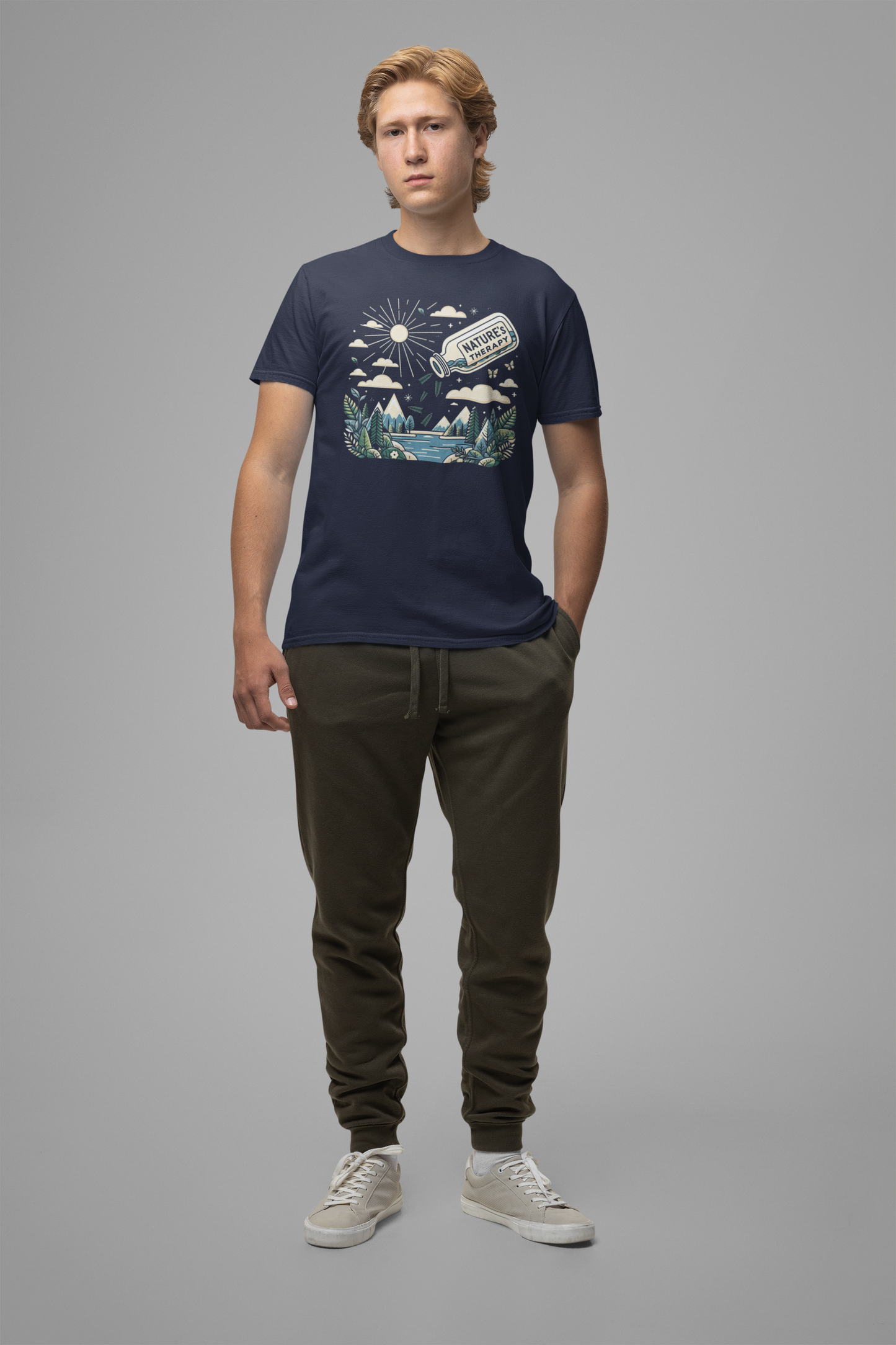 Nature’s Therapy | Pouring into Lake Graphic T-Shirt