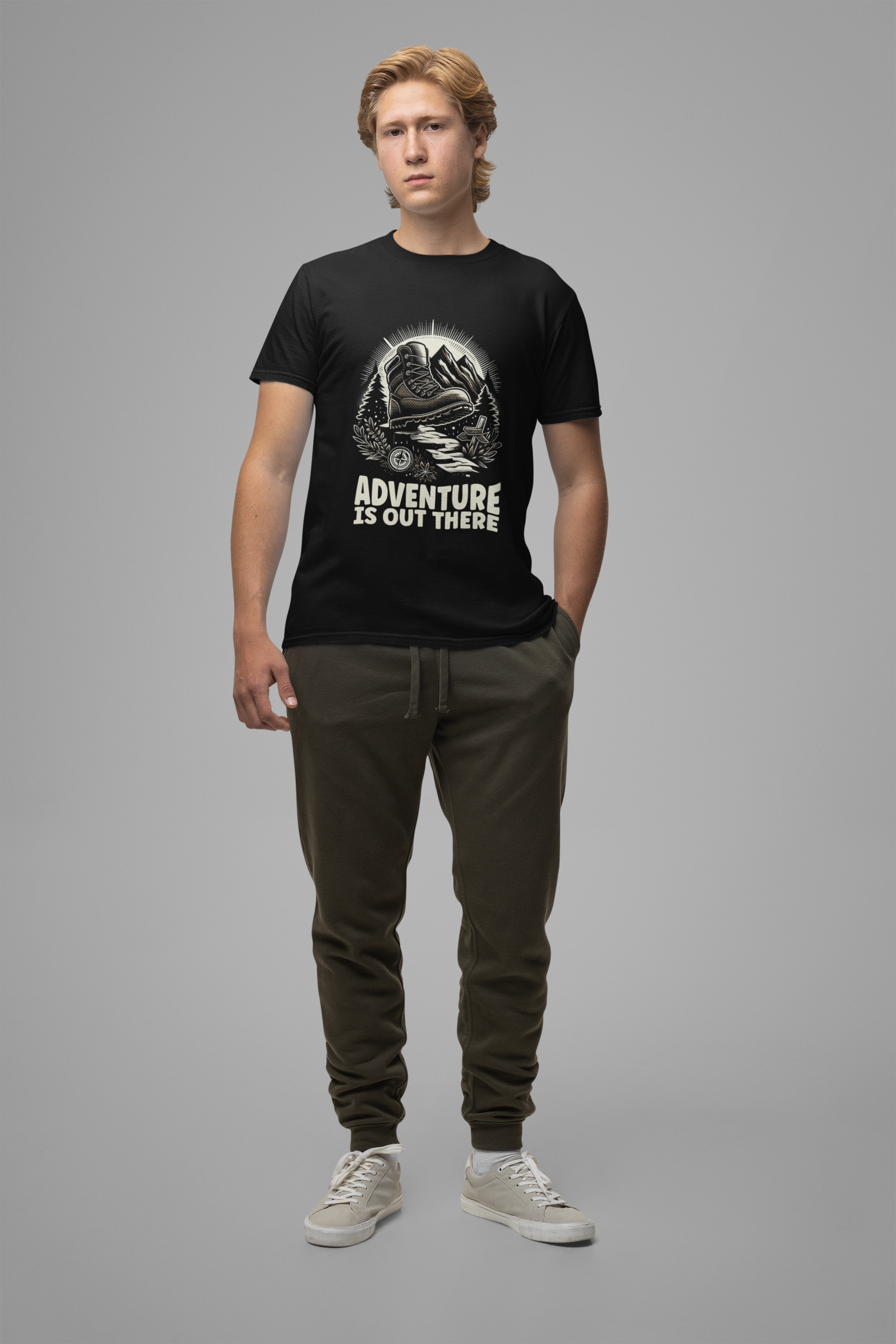 Explore More Worry Less Hiking Adventure Boot T-Shirt