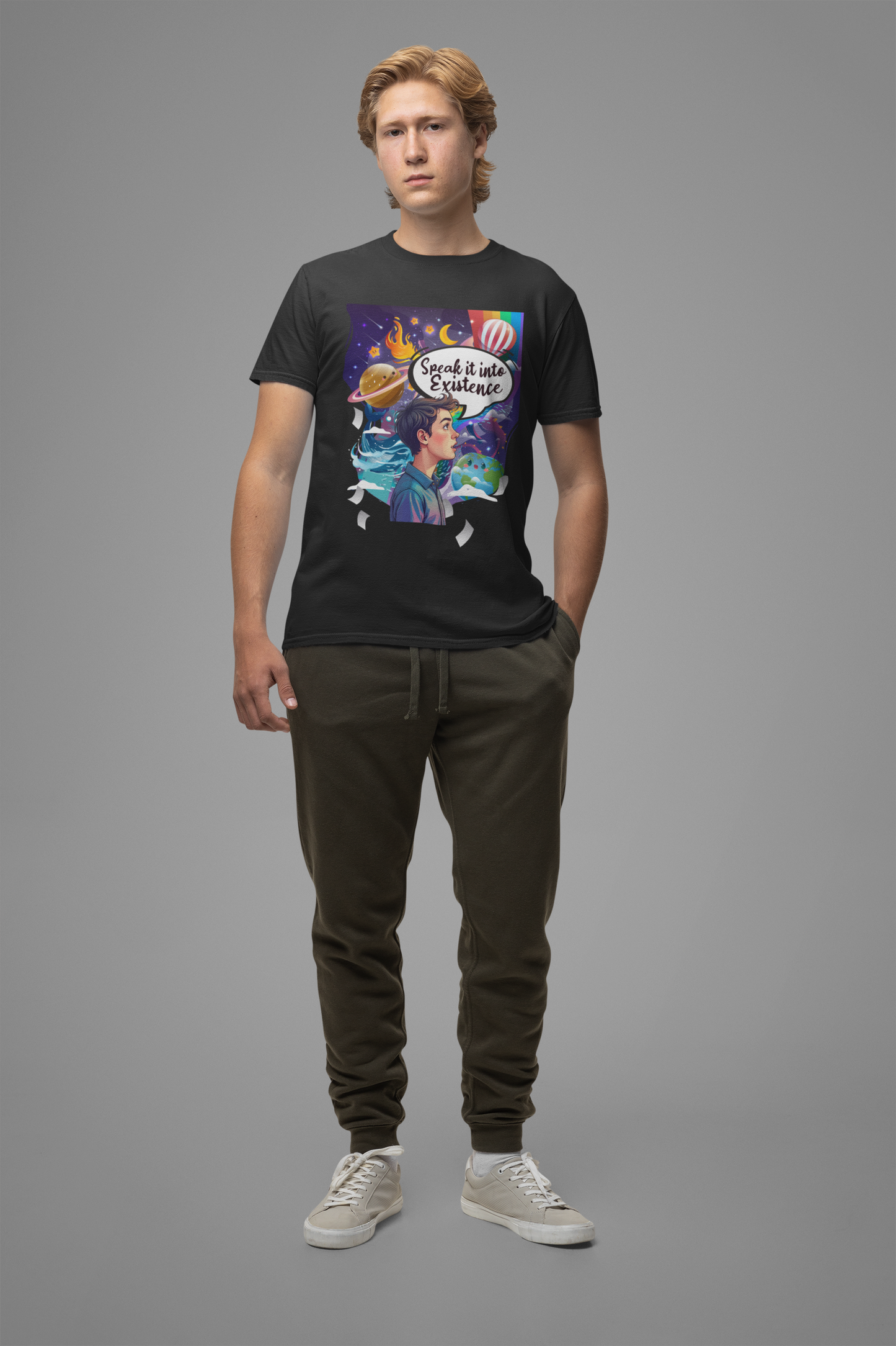 Speak It Into Existence Manifestation Positive Mindset T-Shirt