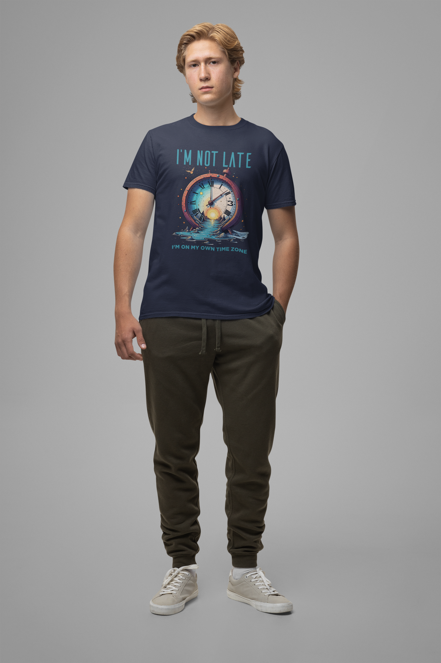 I’m Not Late I’m On My Own Time Zone Tee, Funny Punctuality Shirt, Personal Clock Humor Tee, Fashionably Late Top, Schedule Rebel Gift