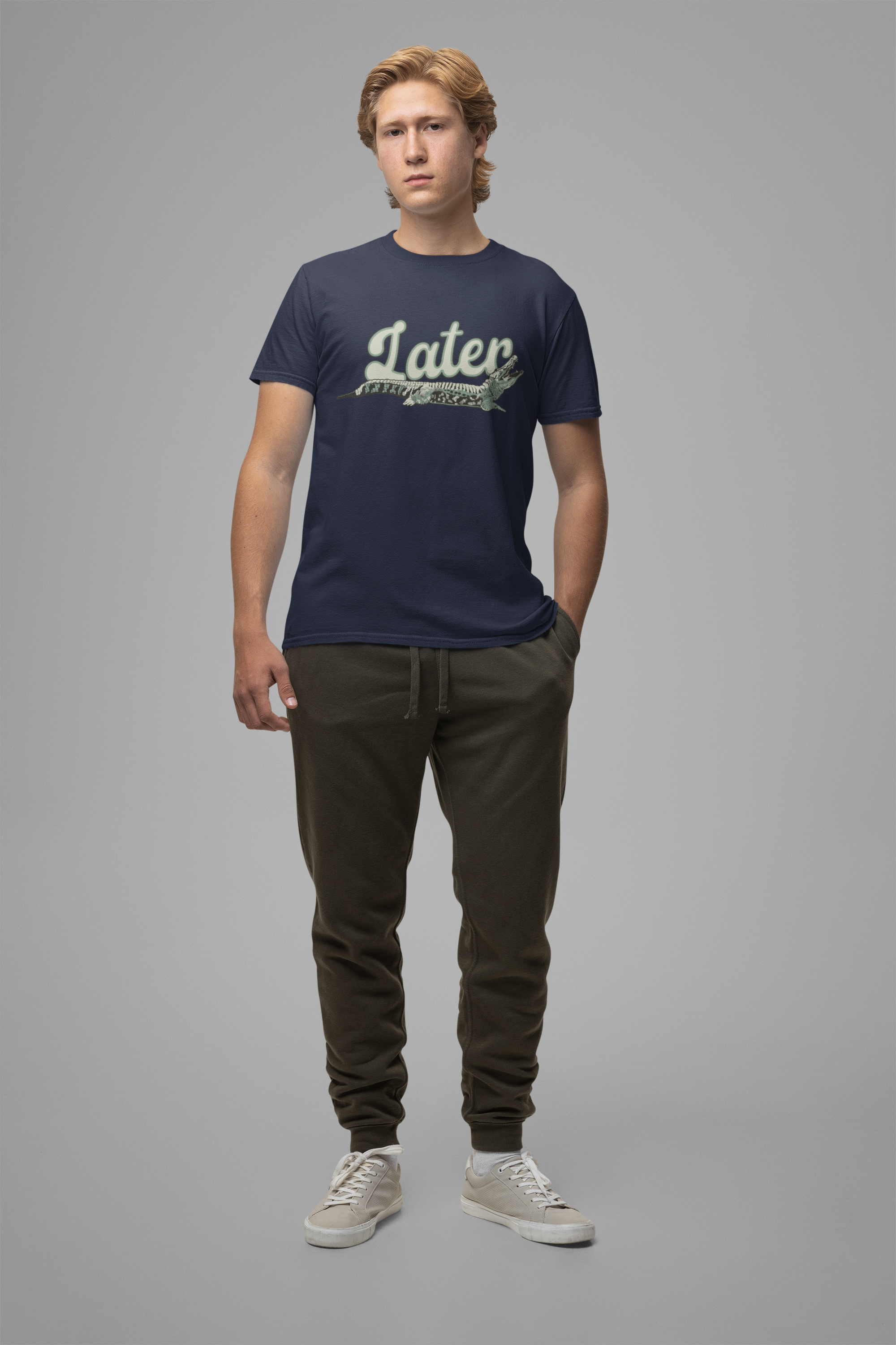 Later Alligator T-Shirt – Casual Funny Alligator Graphic Tee