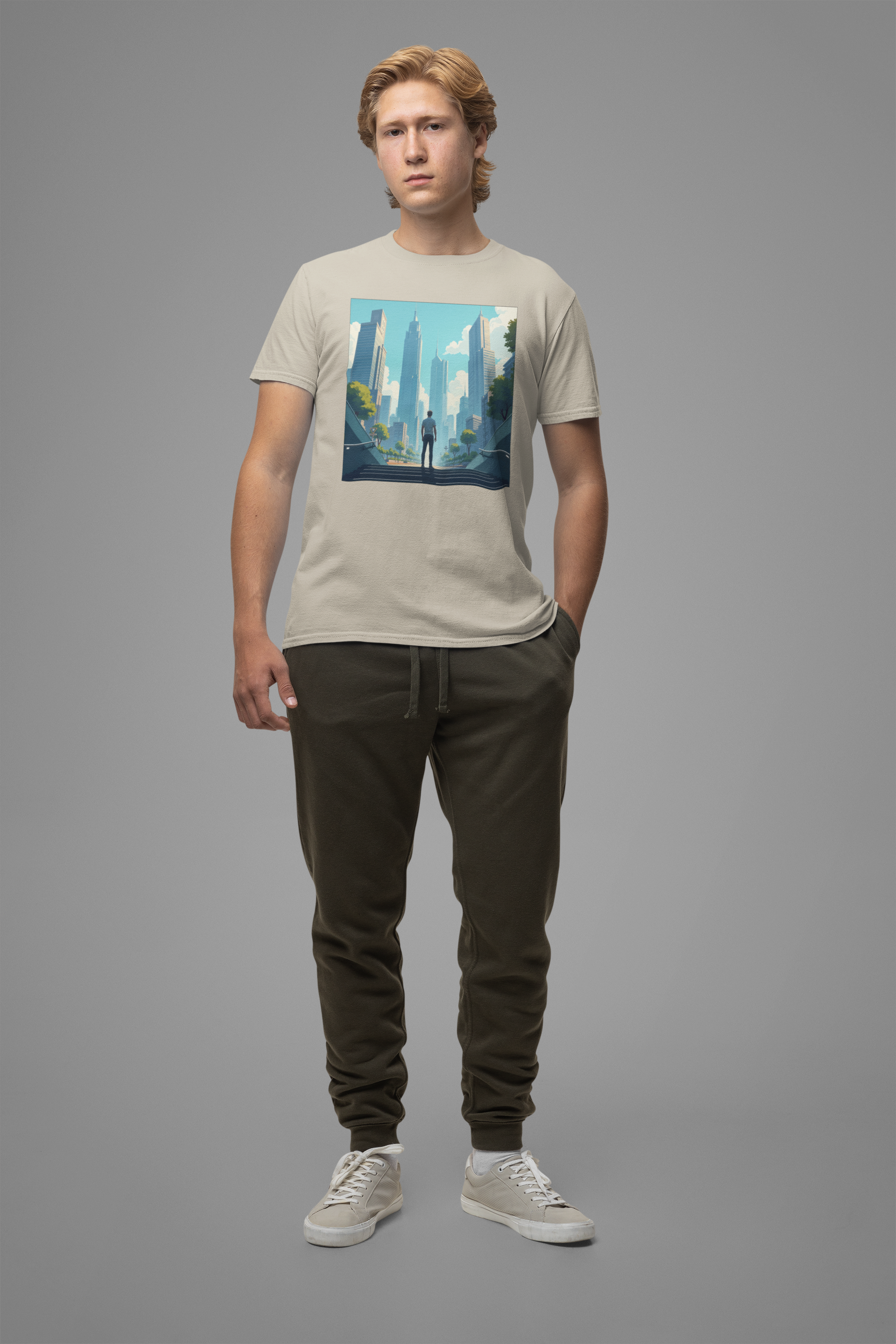 Subways and Skylines Urban Dream Graphic Tee for Big City Thinkers Who See Beauty in Buildings Movement and the Buzz of the Metro