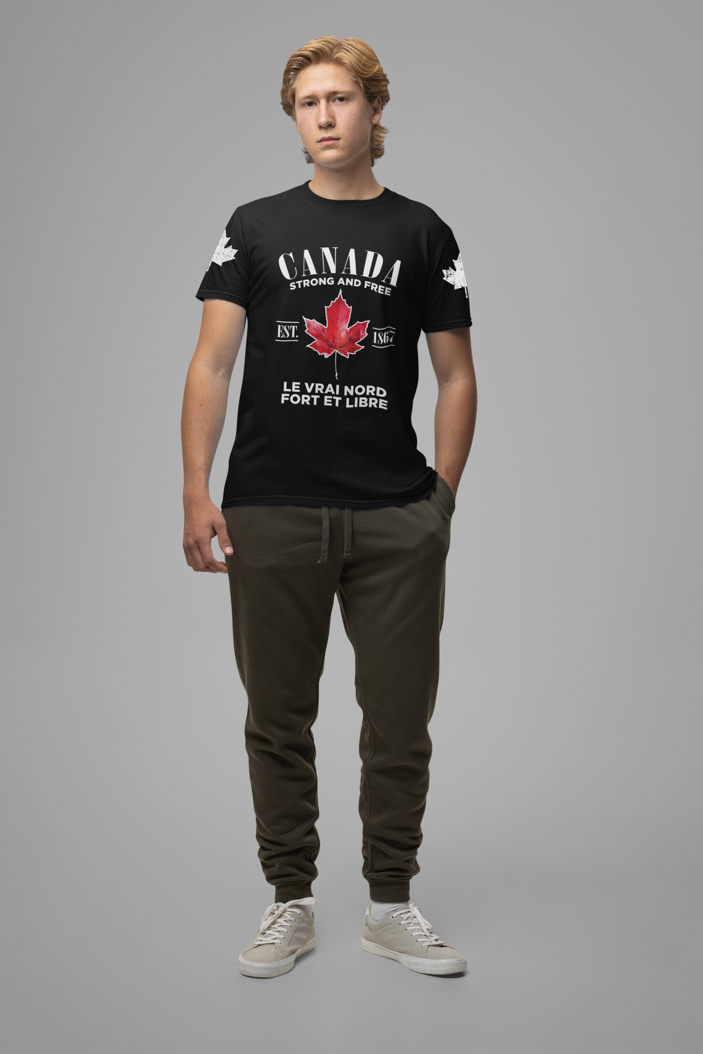 Canada Strong and Free True Maple Heritage T-Shirt
